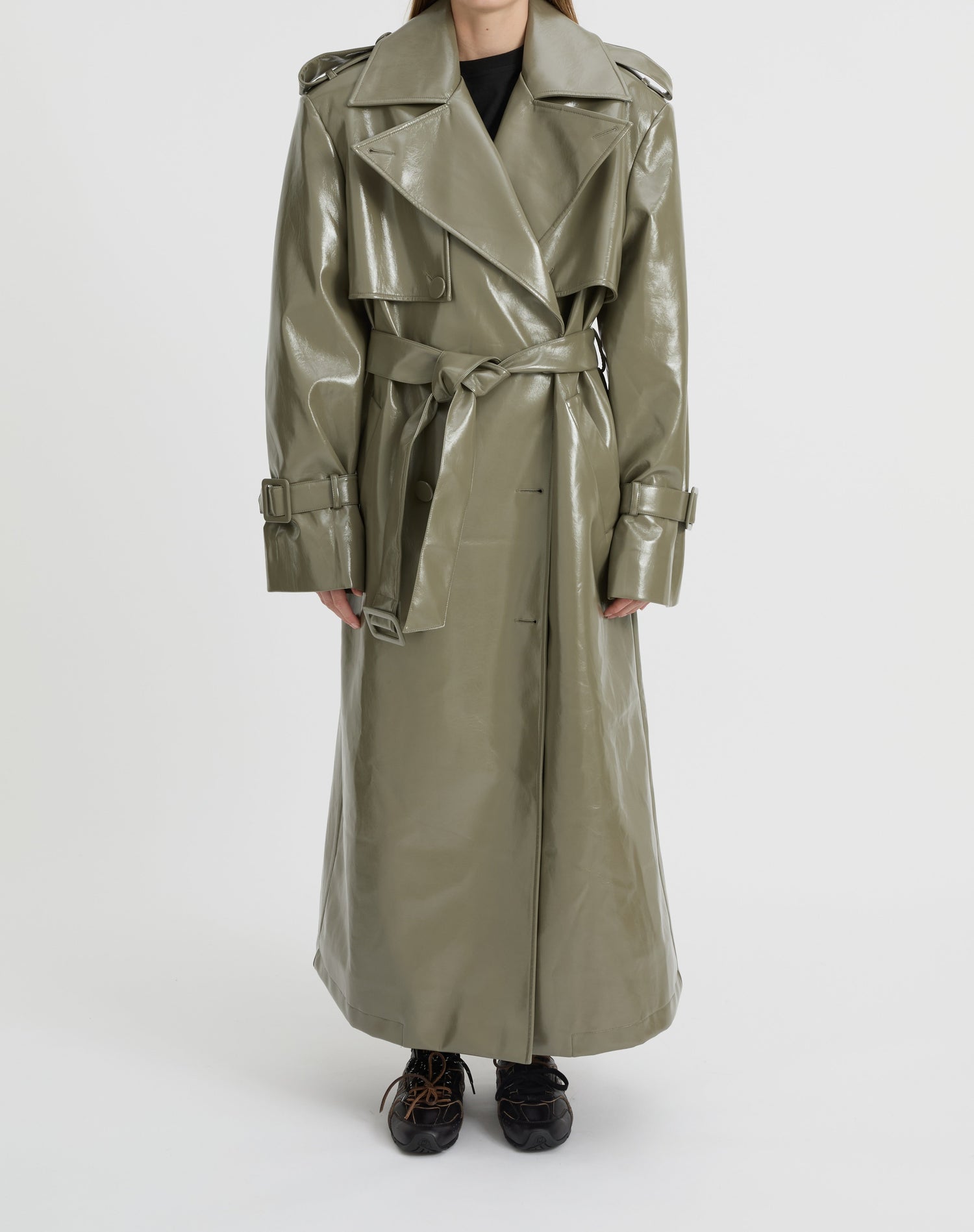 HAILEY TRENCH OLIVE
