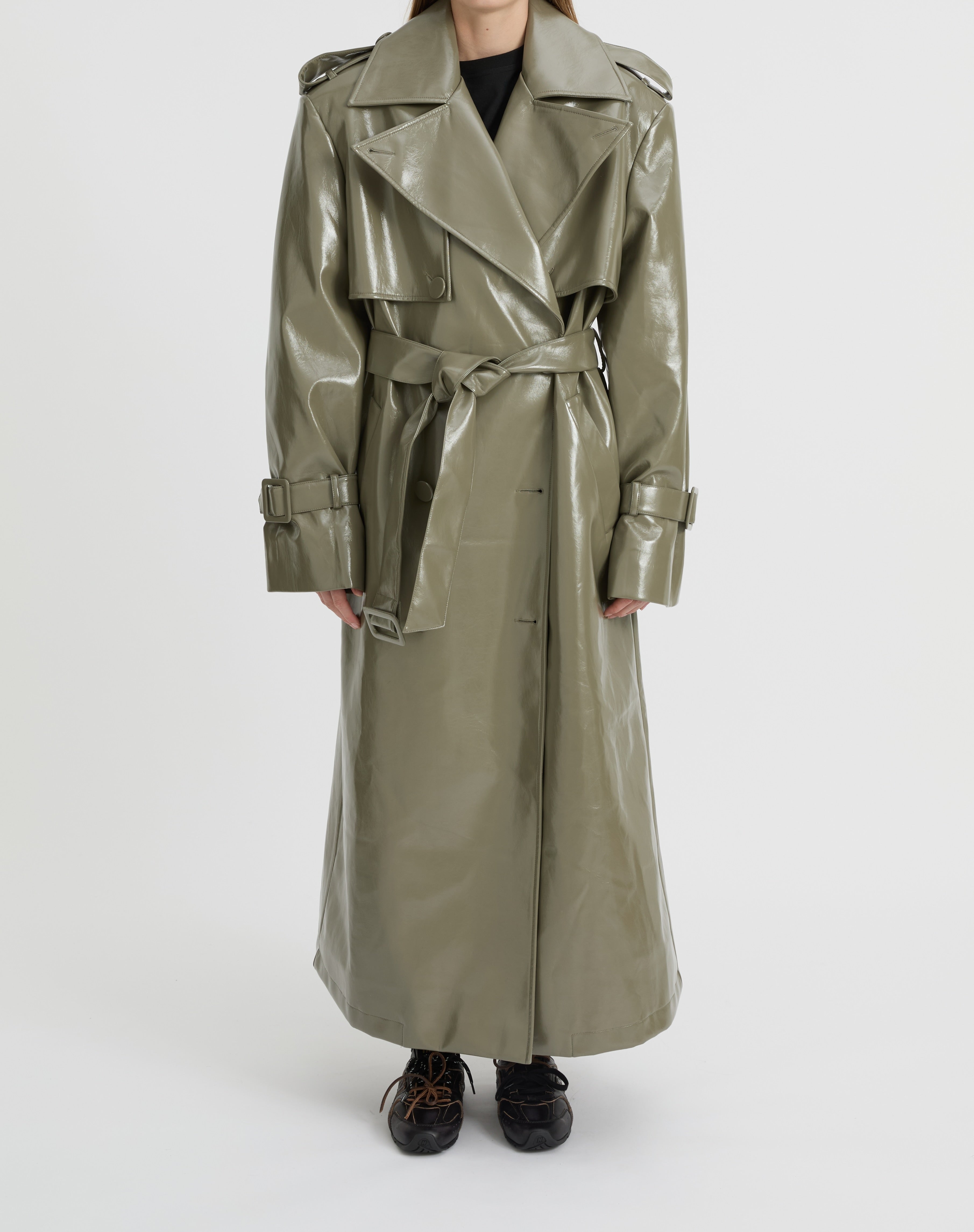 HAILEY TRENCH OLIVE