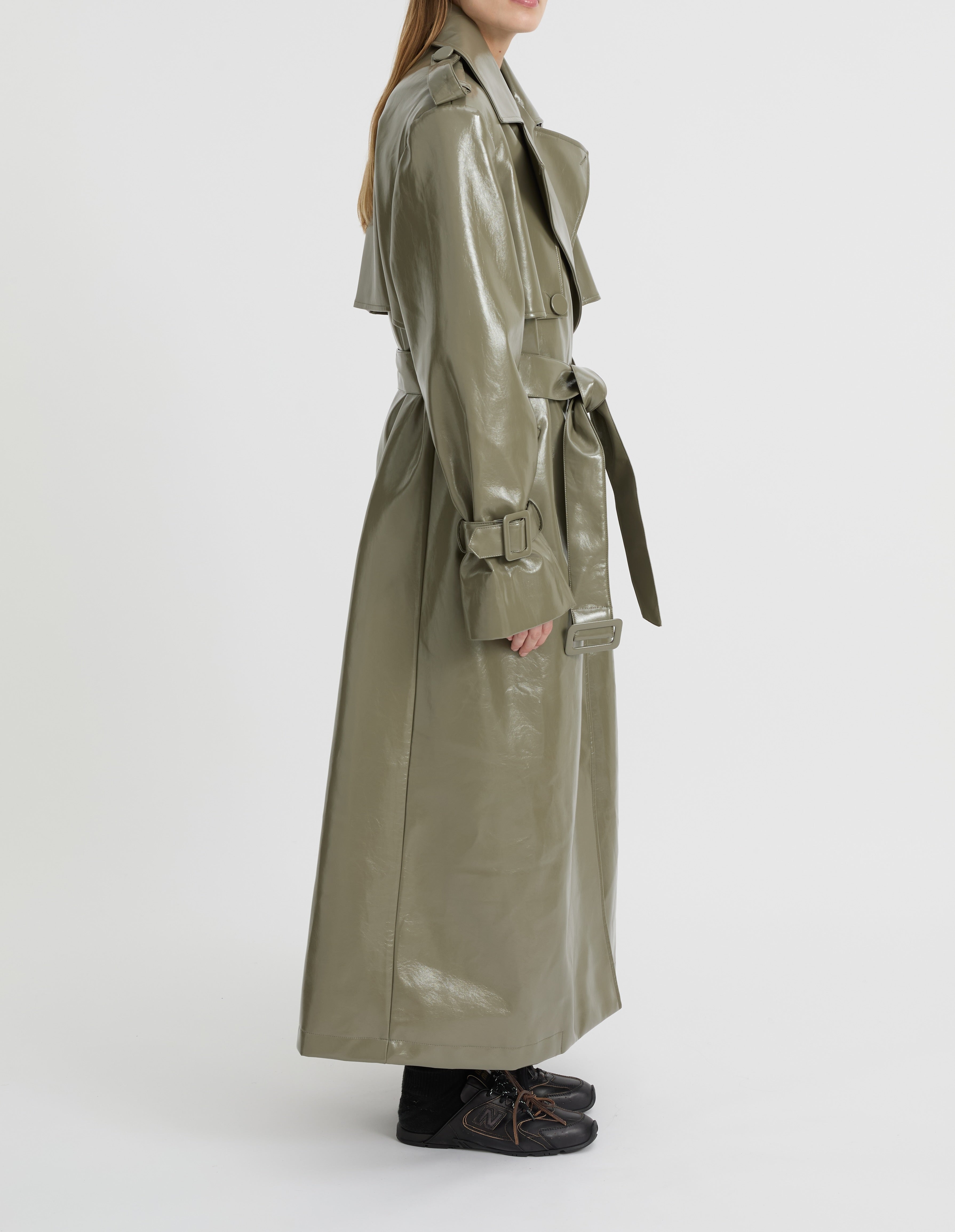 HAILEY TRENCH OLIVE