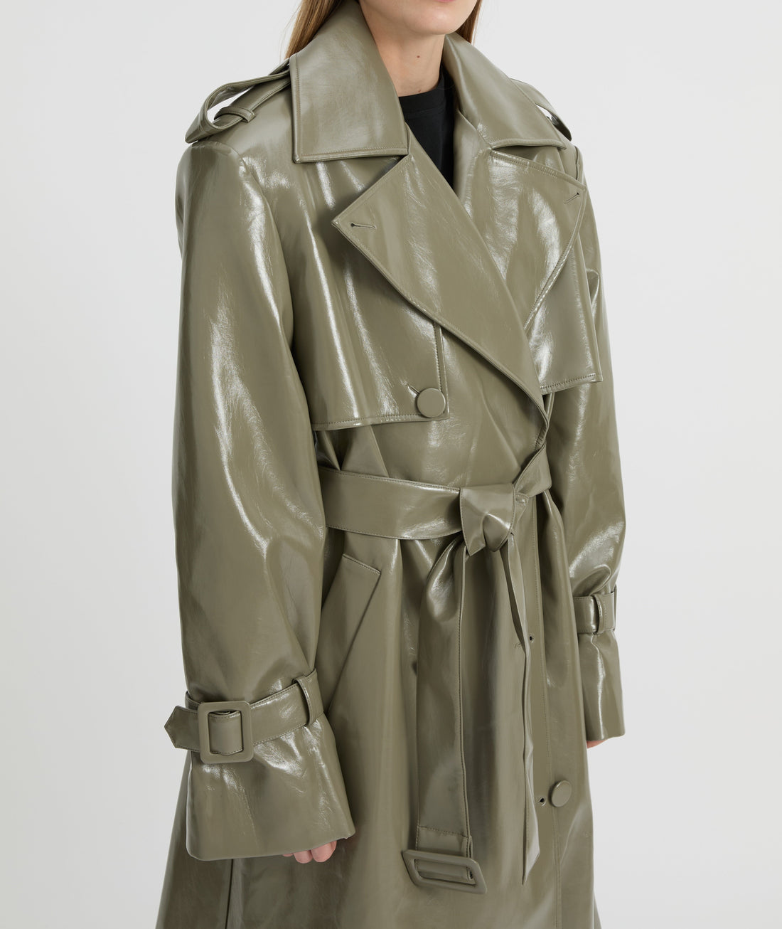 HAILEY TRENCH OLIVE