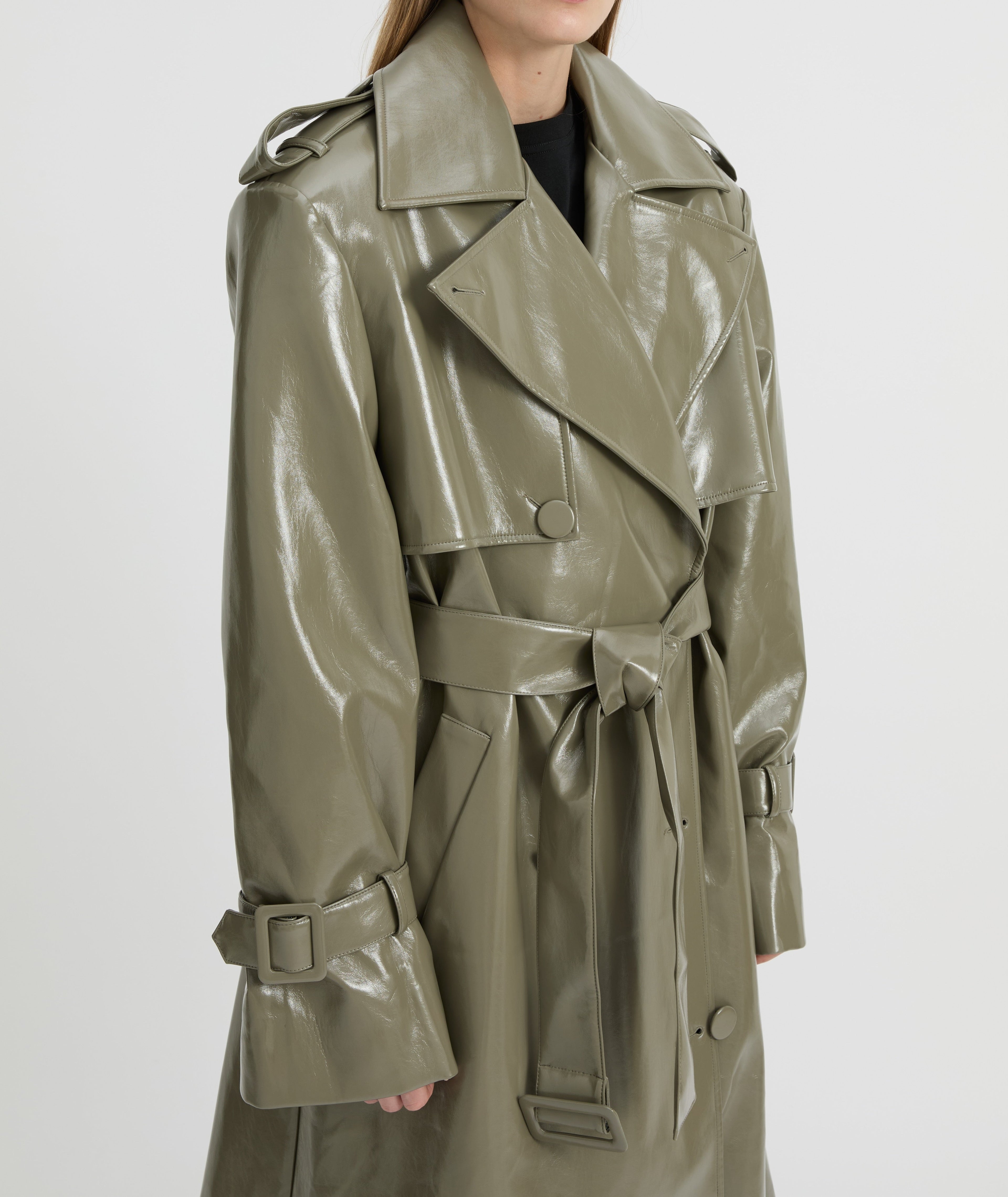 HAILEY TRENCH OLIVE