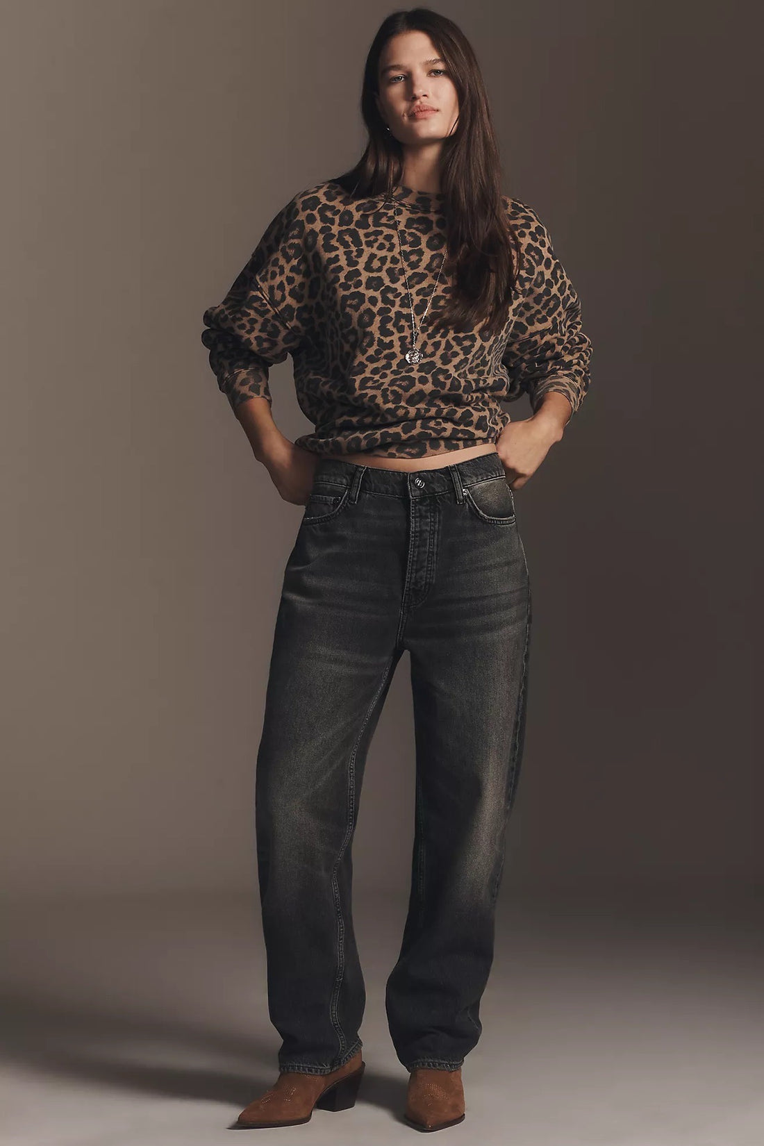 Miles Sweatshirt Leopard