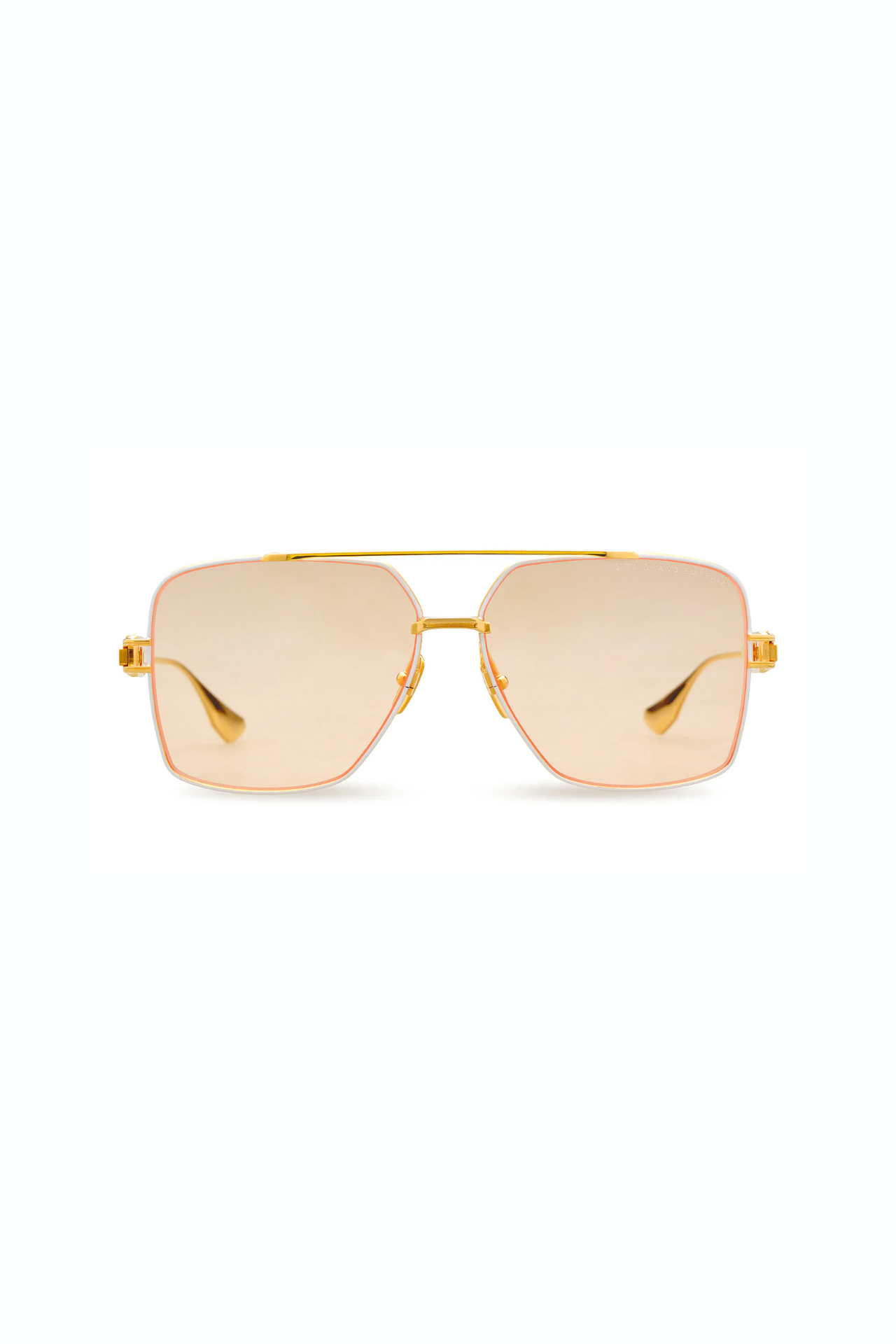 Dita Grand Emperik Matte White/Yellow Gold