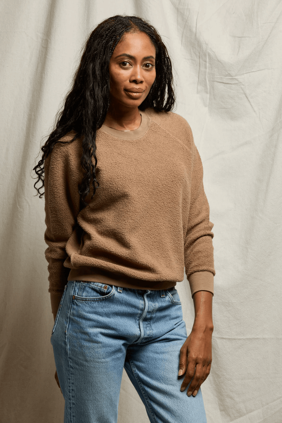 Perfectwhitetee Ziggy Inside Out Fleece Mocha