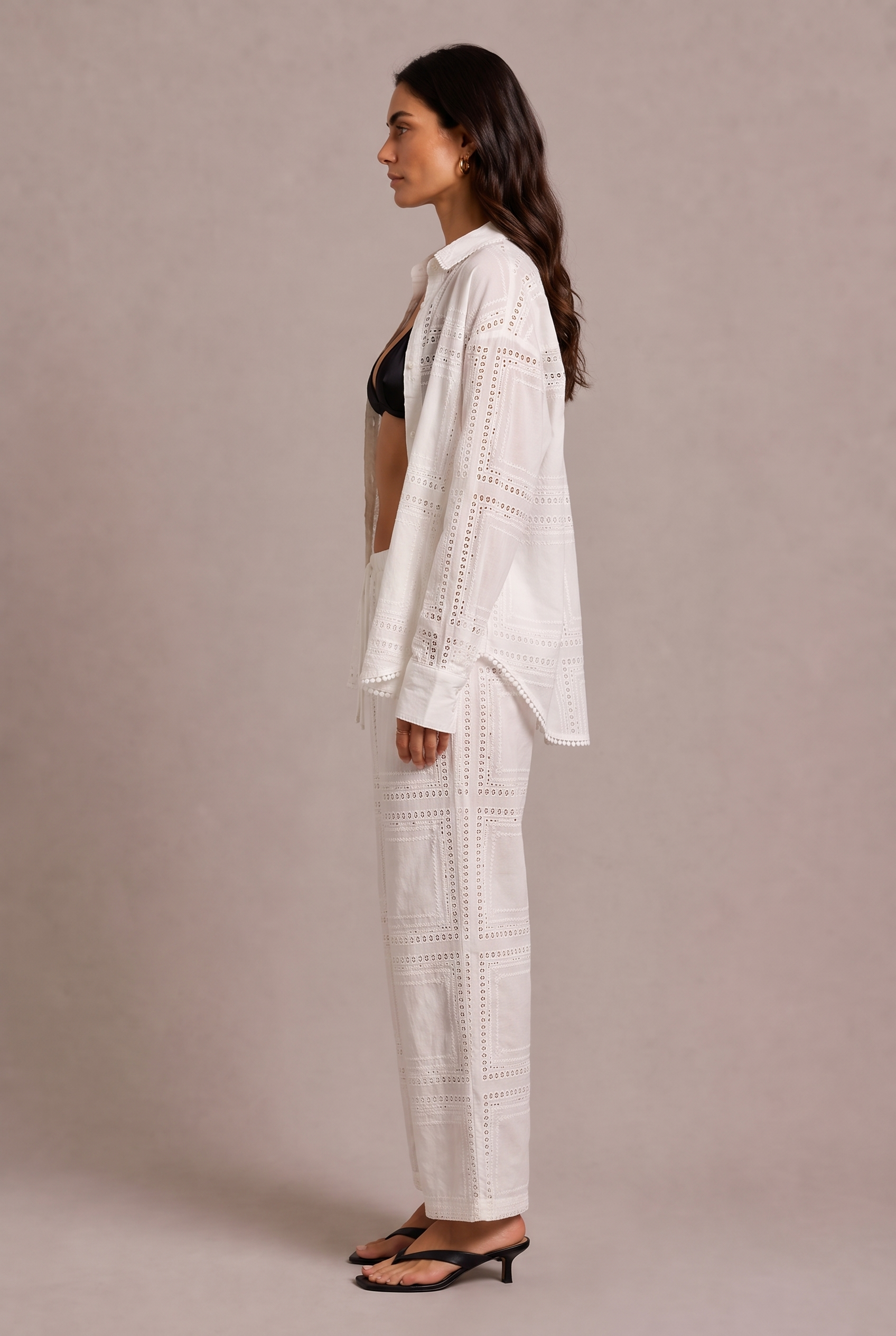 Chosen By Tuchuzy Embroidery Shirt White