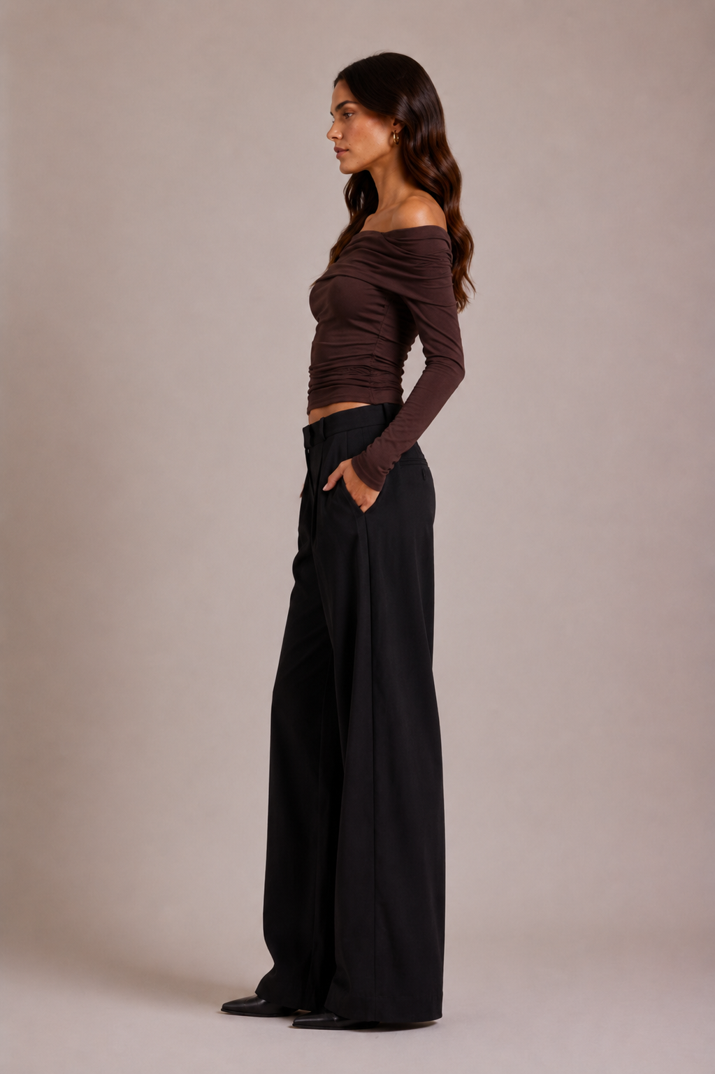 Chosen By Tuchuzy Tailored Straight Suit Pant black