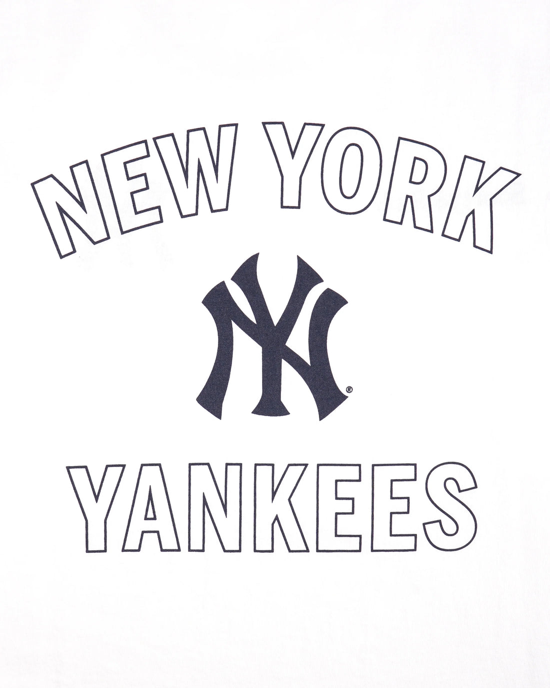 Sporty &amp; Rich Yankees Curve Hoodie White