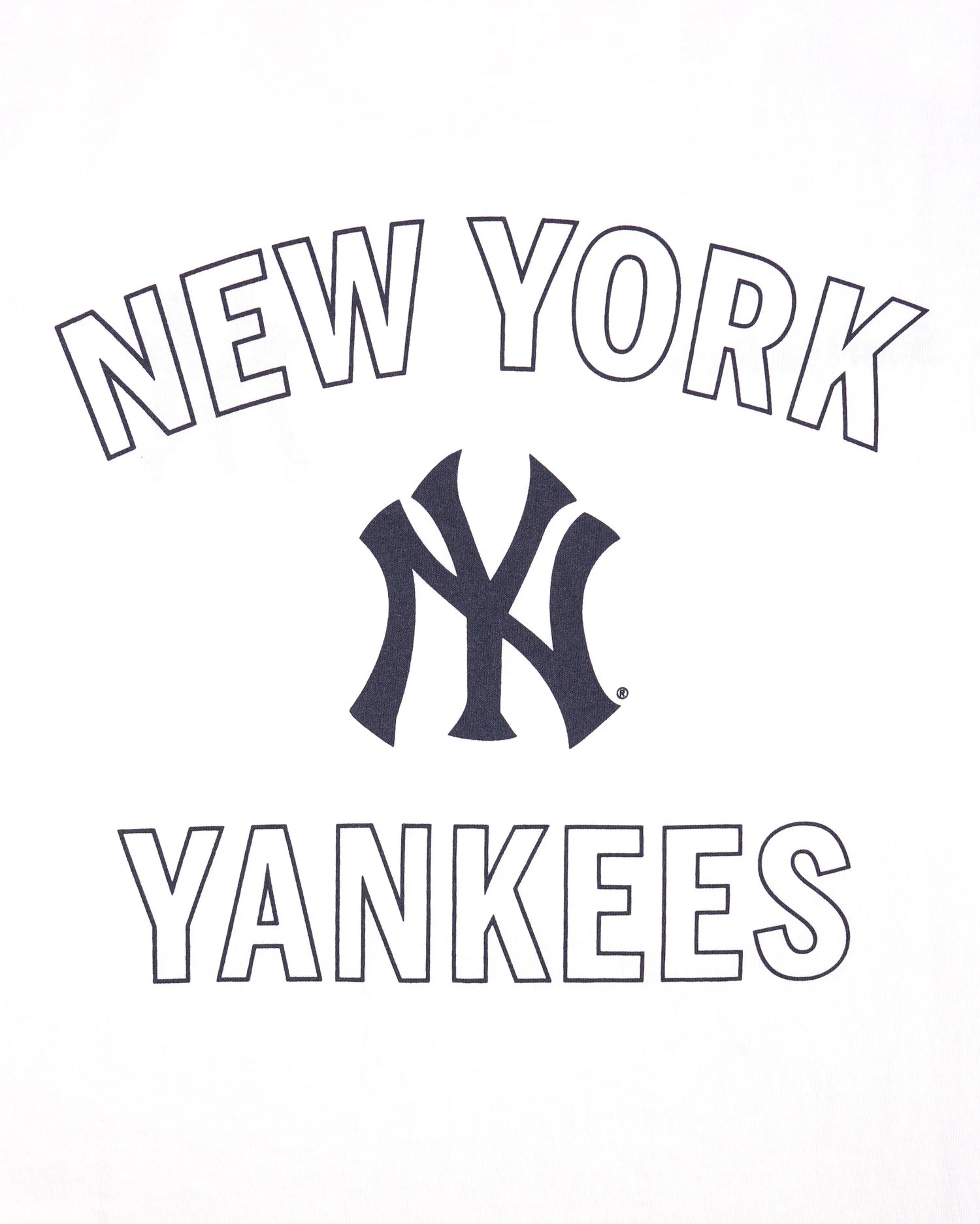 Sporty &amp; Rich Yankees Curve Hoodie White