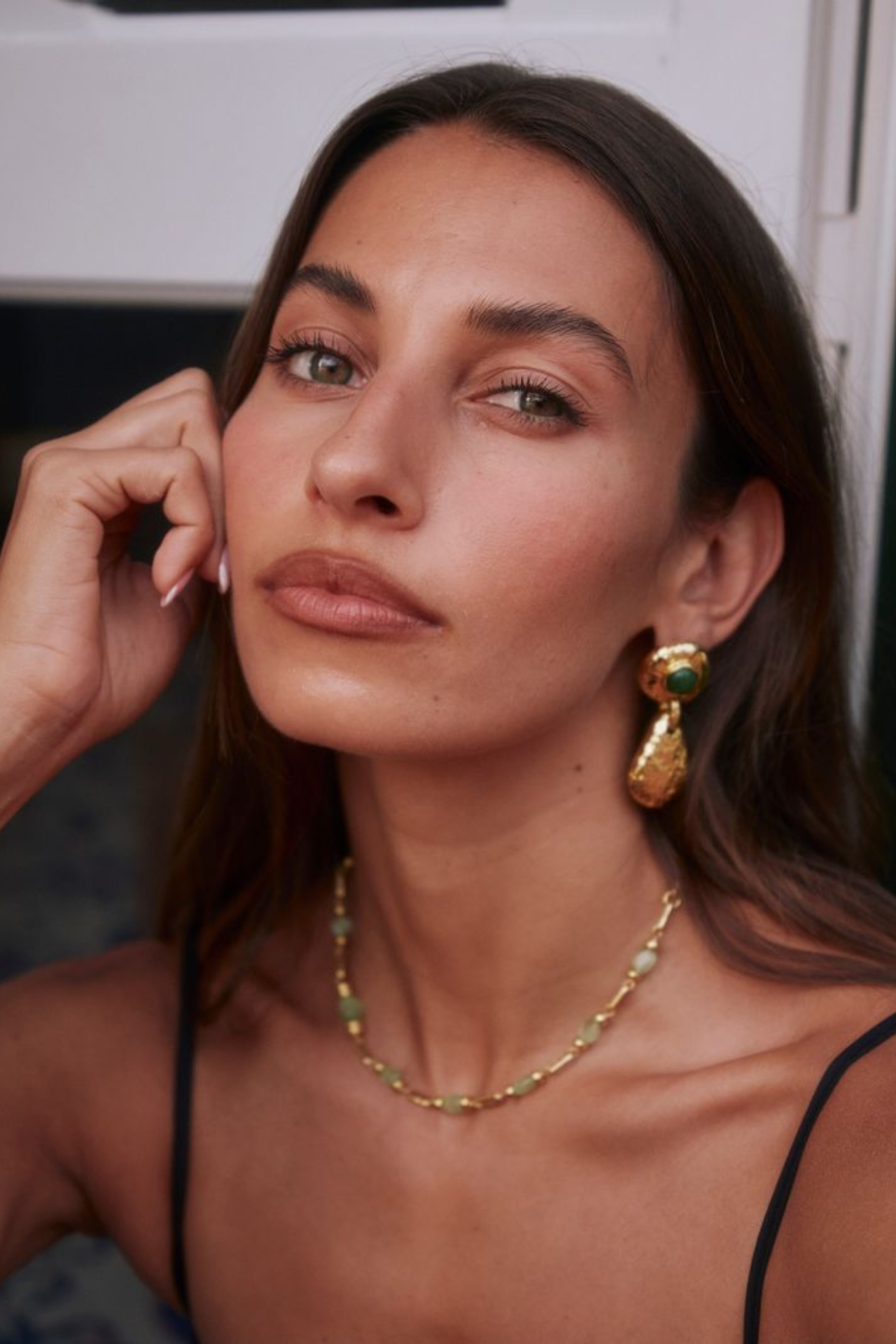 Mountain &amp; Moon Esther Necklace Gold