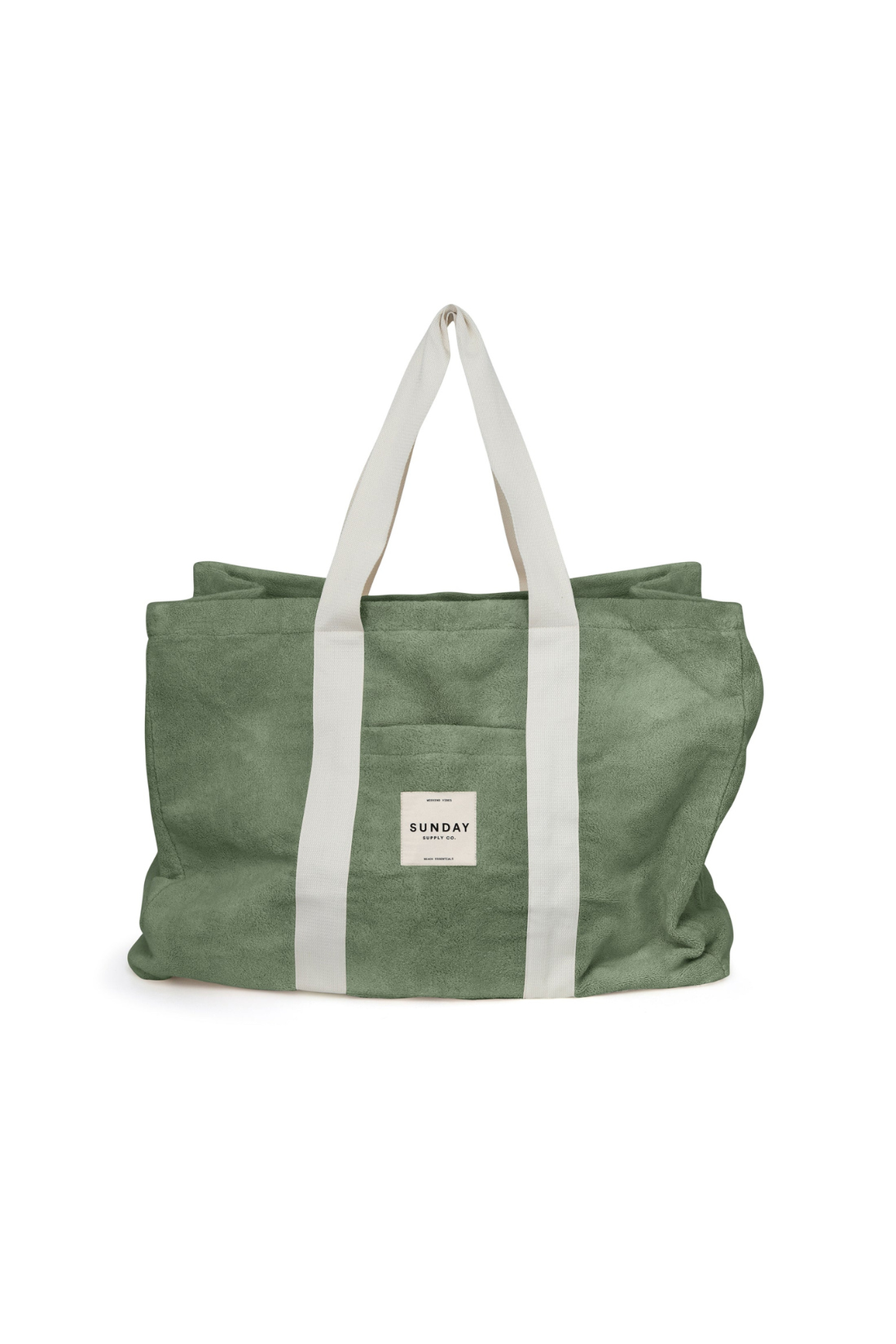 Towelling Beach Bag Tallow
