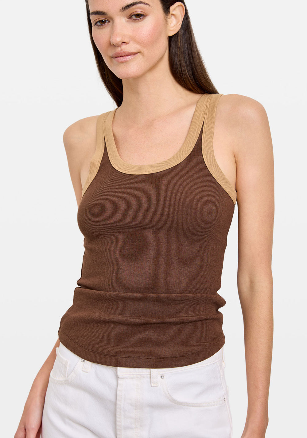 SCOOP TANK COFFE/TAN