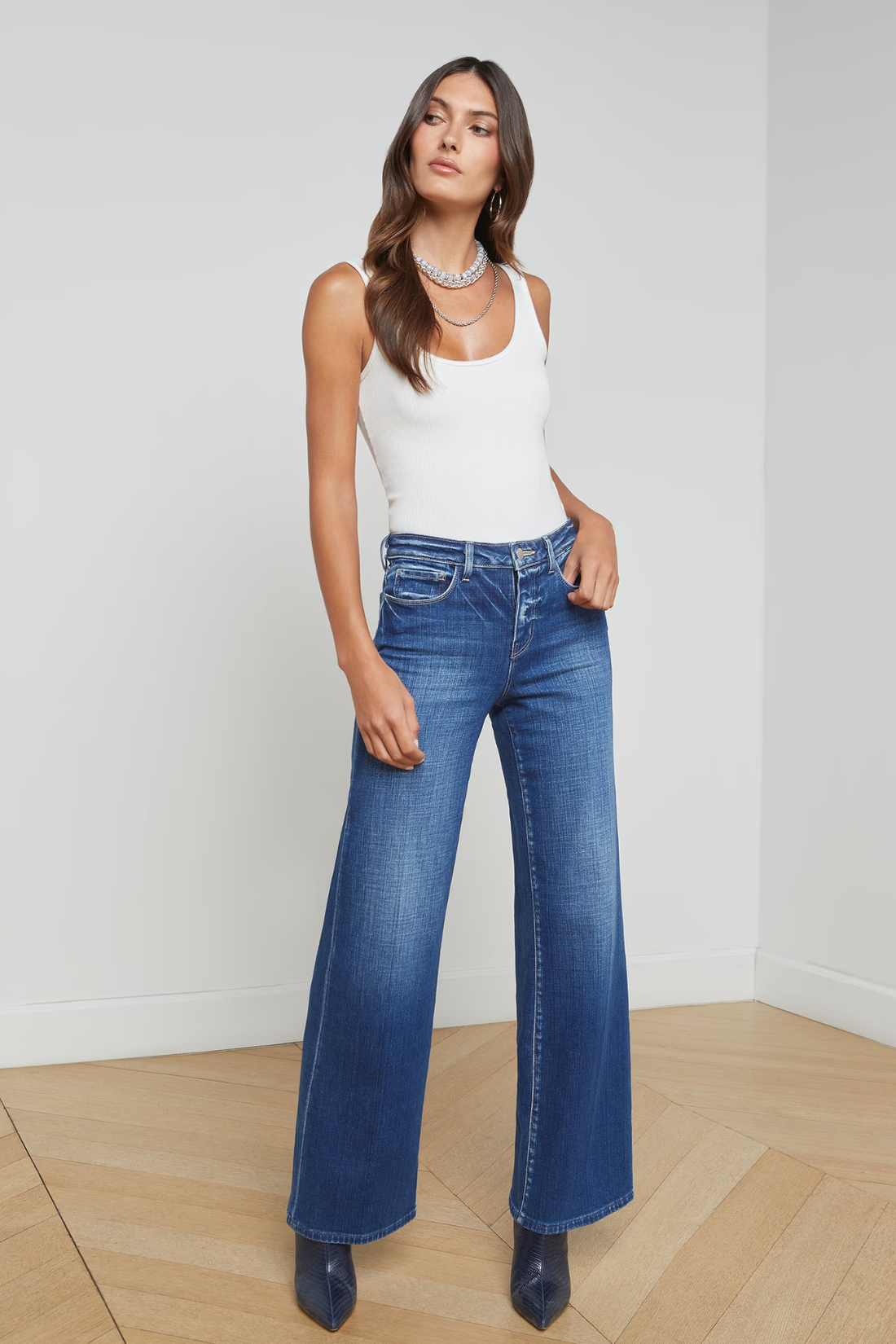 Nica Scoopneck Bodysuit White