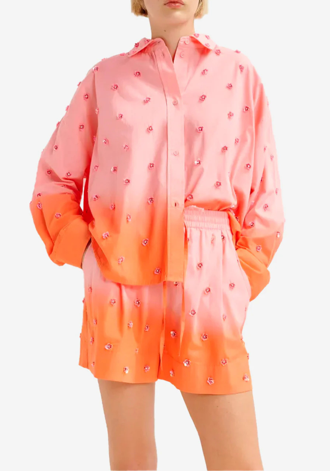 Embellished Shirt Combo1 Marzipani