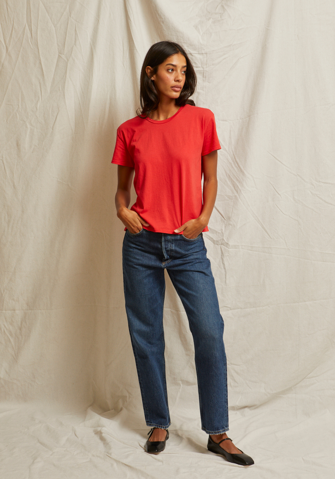 Harley Boxy Crew Poppy Red