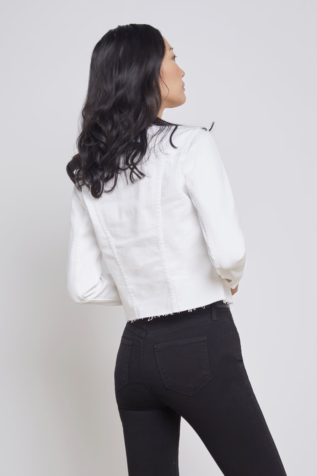 Janelle Jean Jacket Blanc