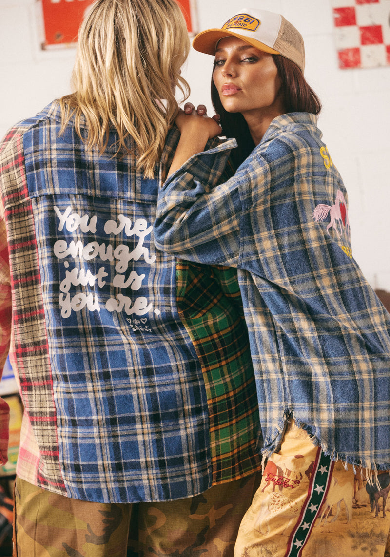 YOU ARE ENOUGH FLANNEL