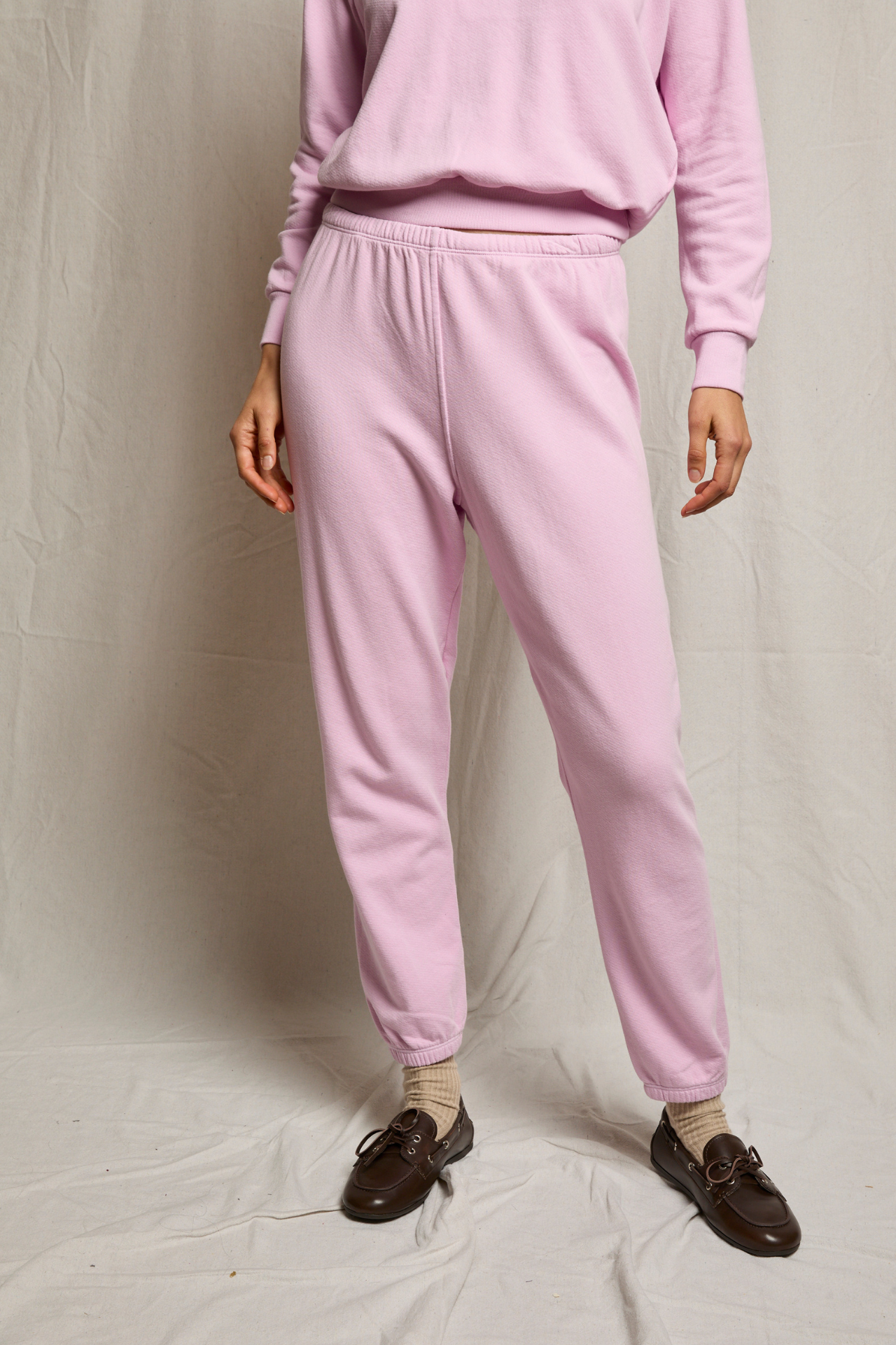 Perfectwhitetee Johnny French Terry Sweatpant Sugar Pink