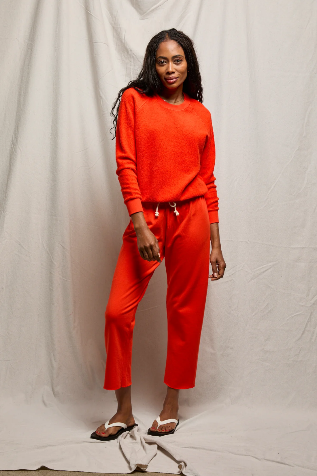 Perfectwhitetee Ziggy Inside Out Fleece Tomato