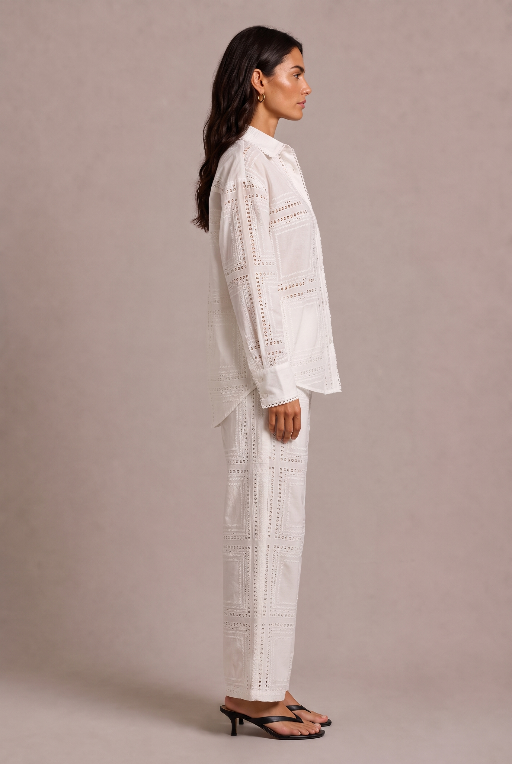 Chosen By Tuchuzy Embroidery Shirt White