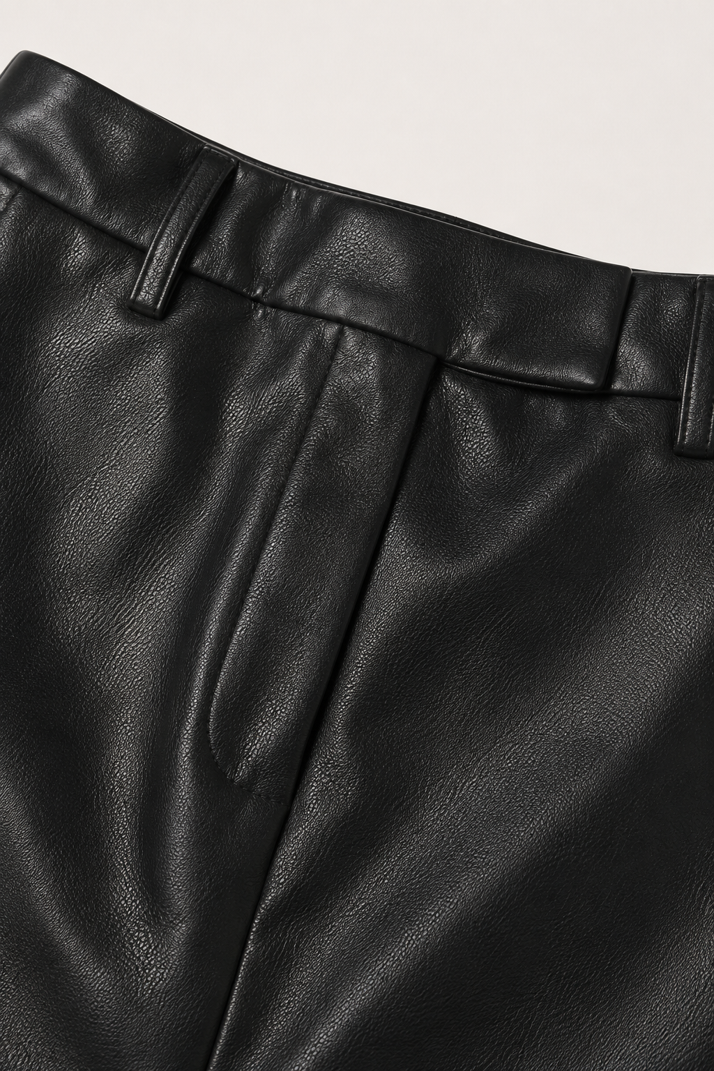 Chosen By Tuchuzy Sophia Vegan Leather Skirt Black