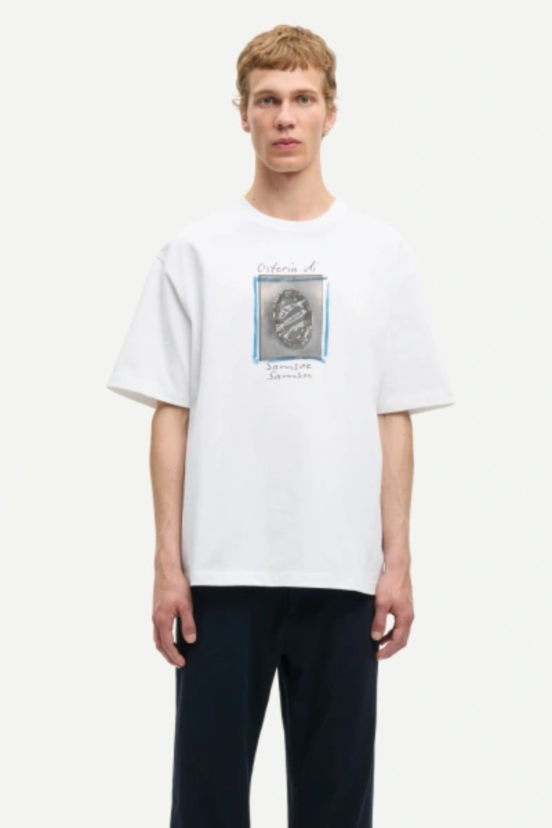 Samsoe Samsoe Sagergei T-Shirt White Osteria