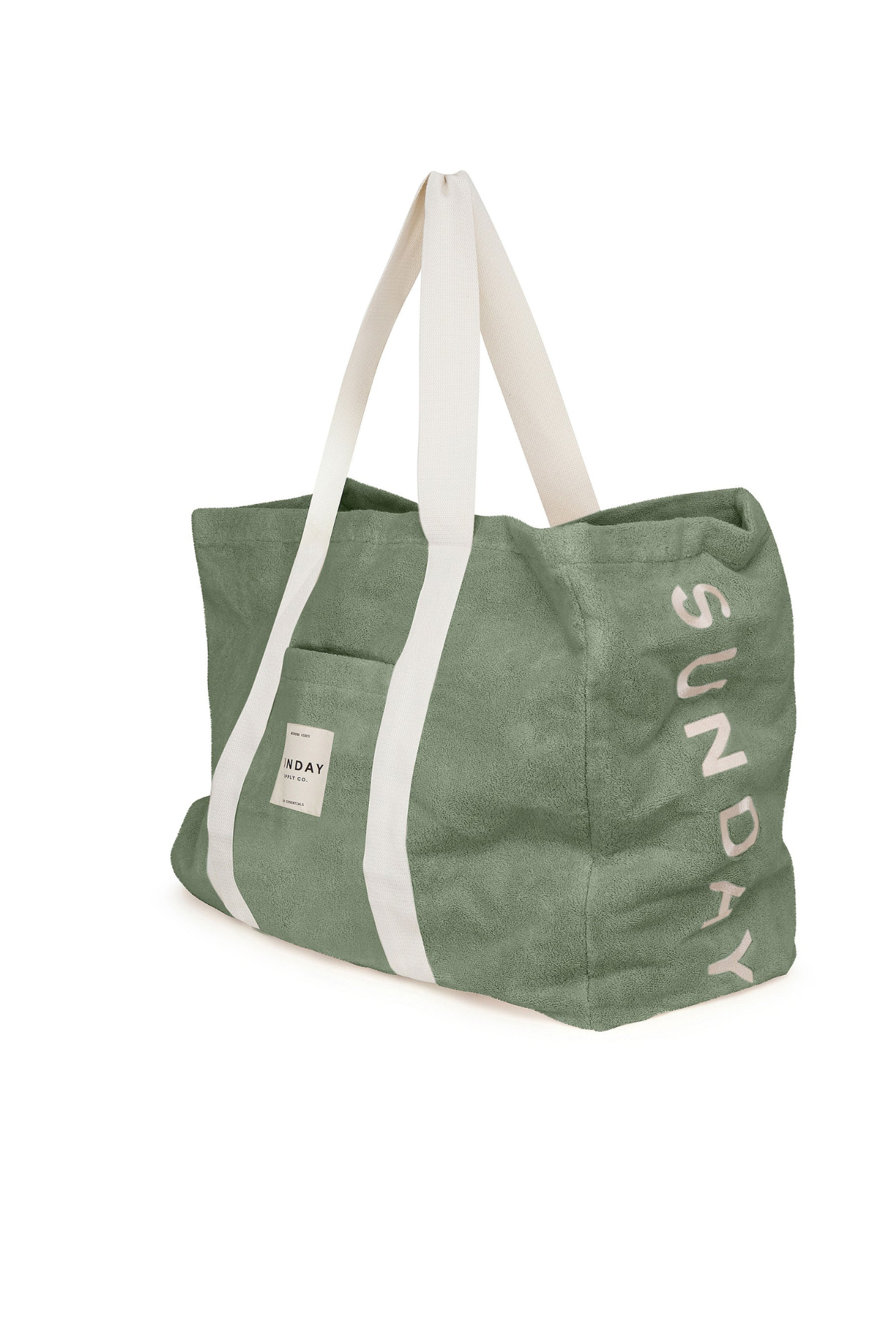Towelling Beach Bag Tallow