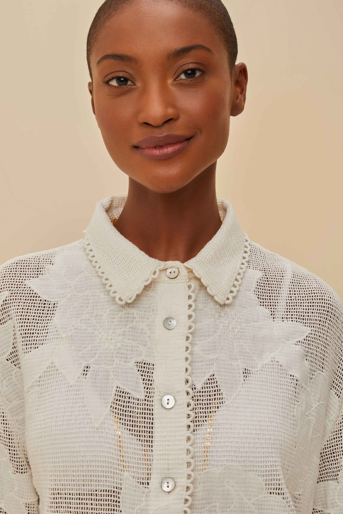 White Palm Trees Shirt