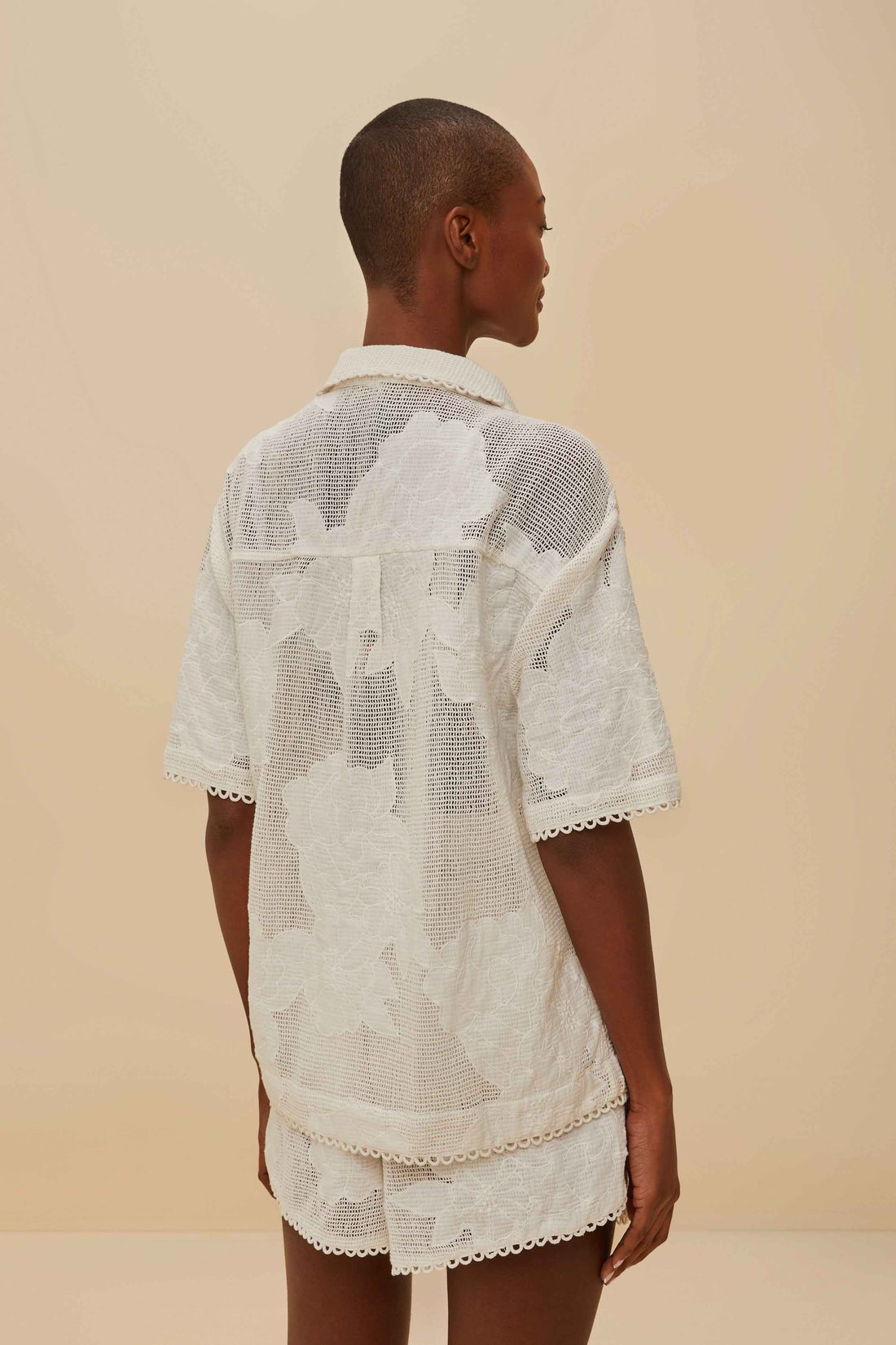 White Palm Trees Shirt