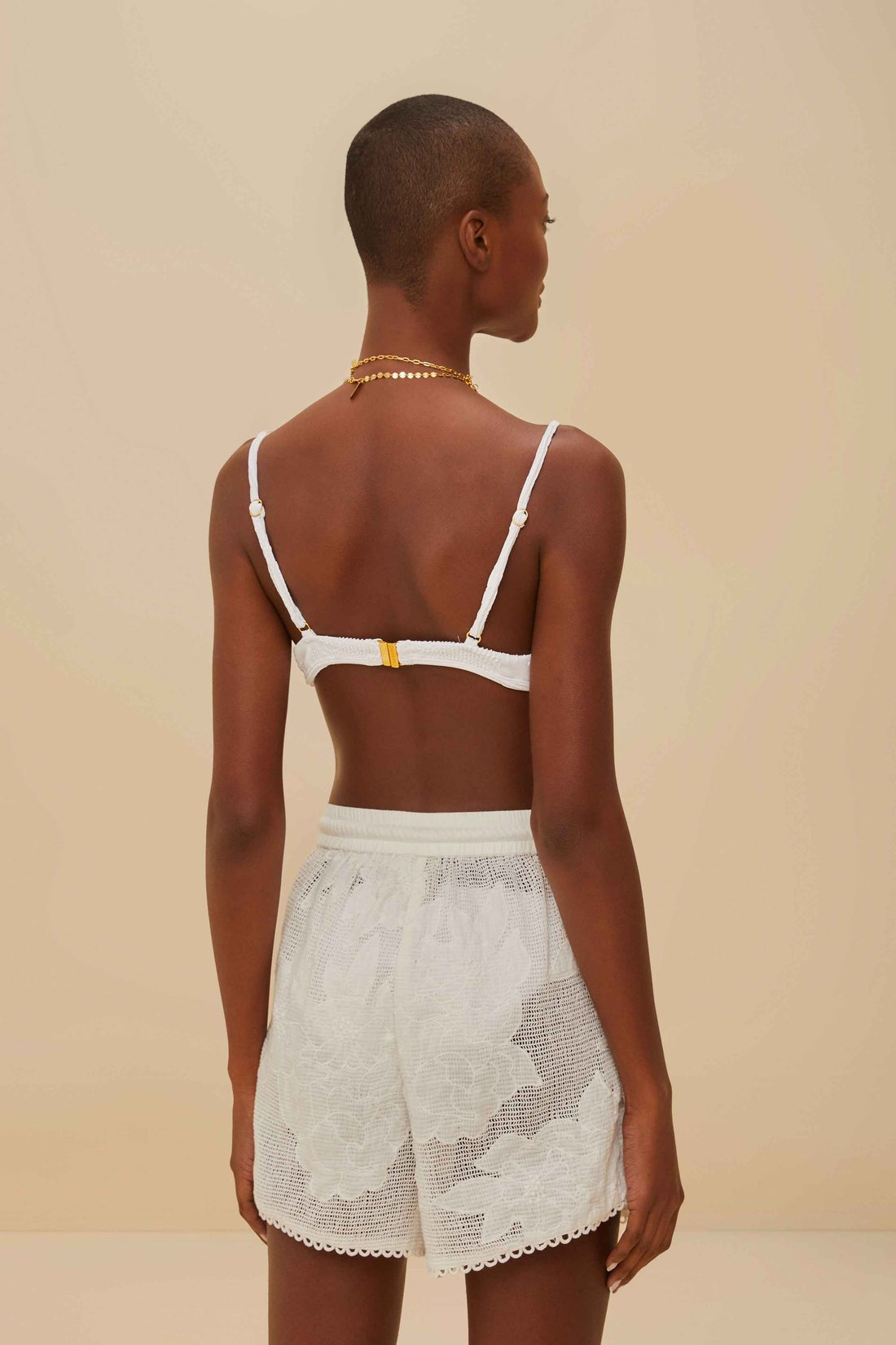 White Palm Trees Shorts