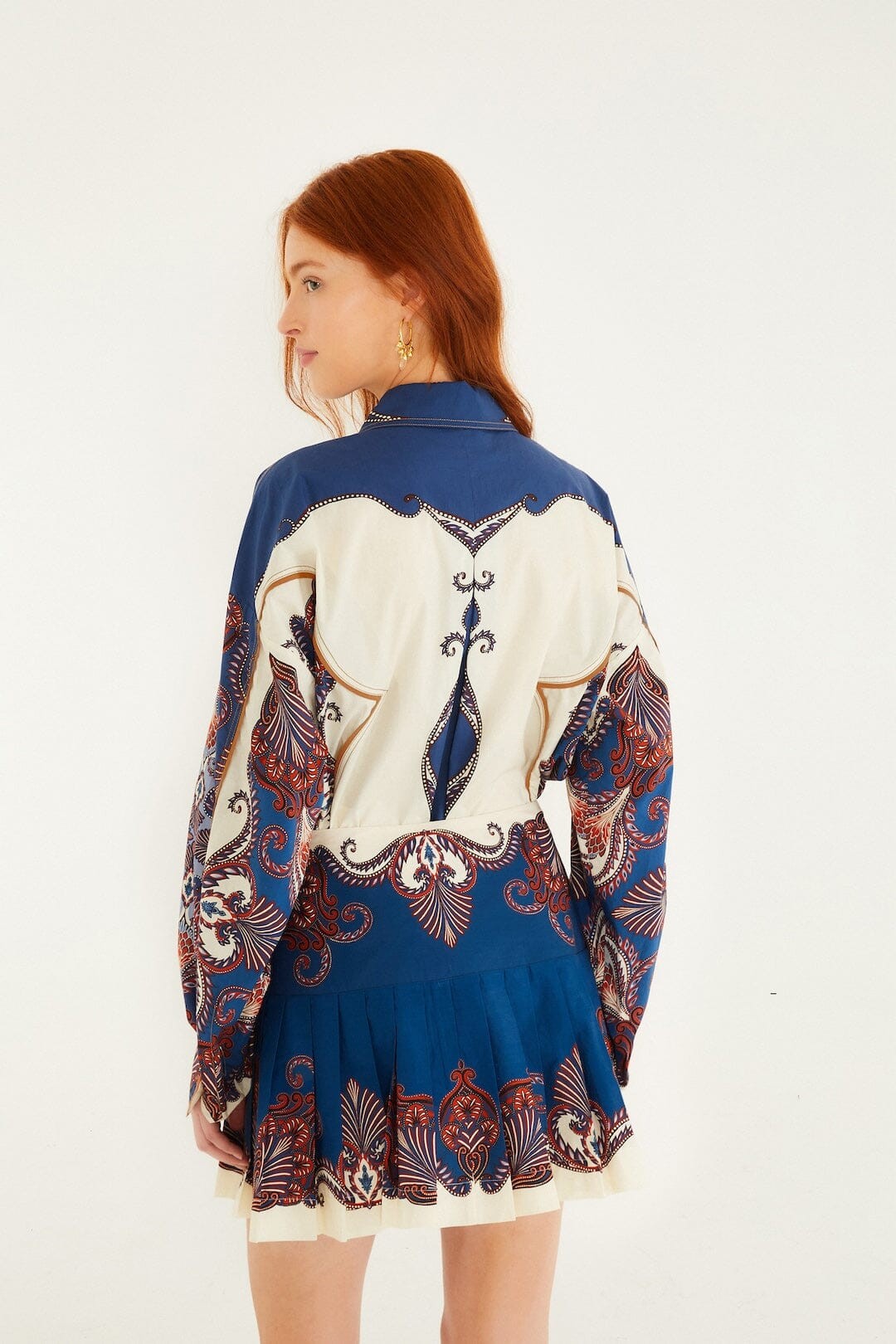 Arabesque Scarf Mini Skirt