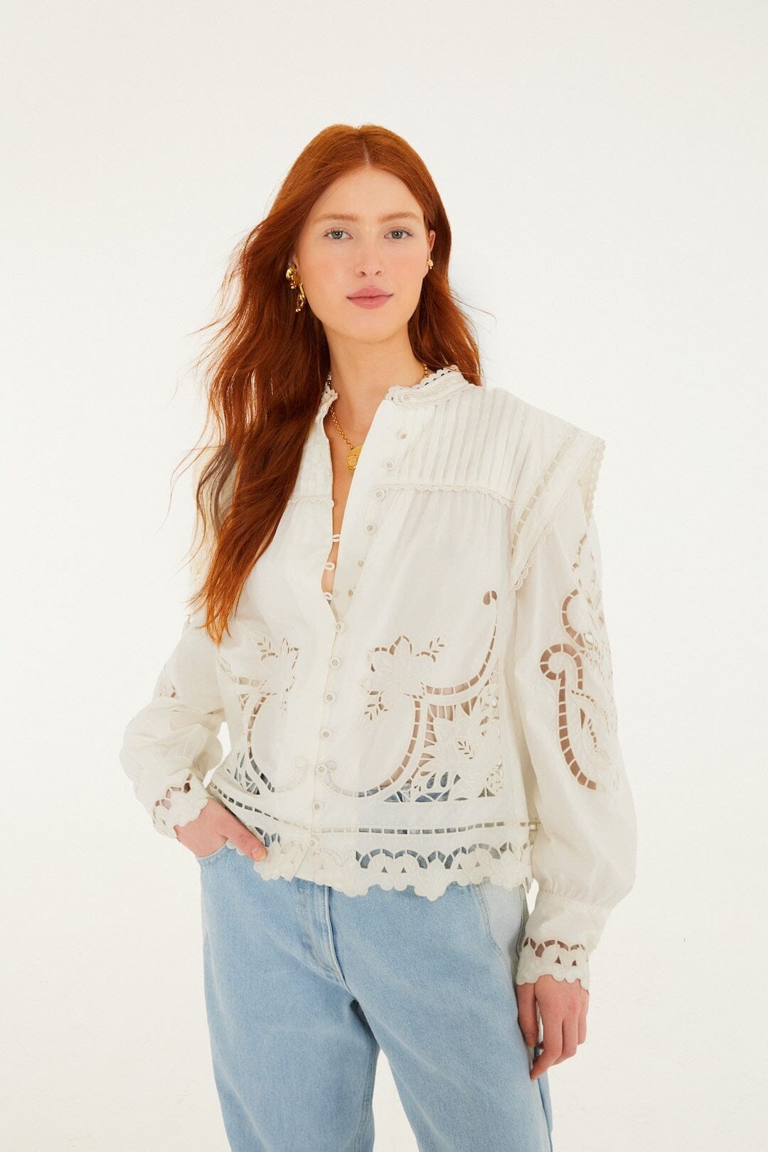 Off-White Richilieu Blouse