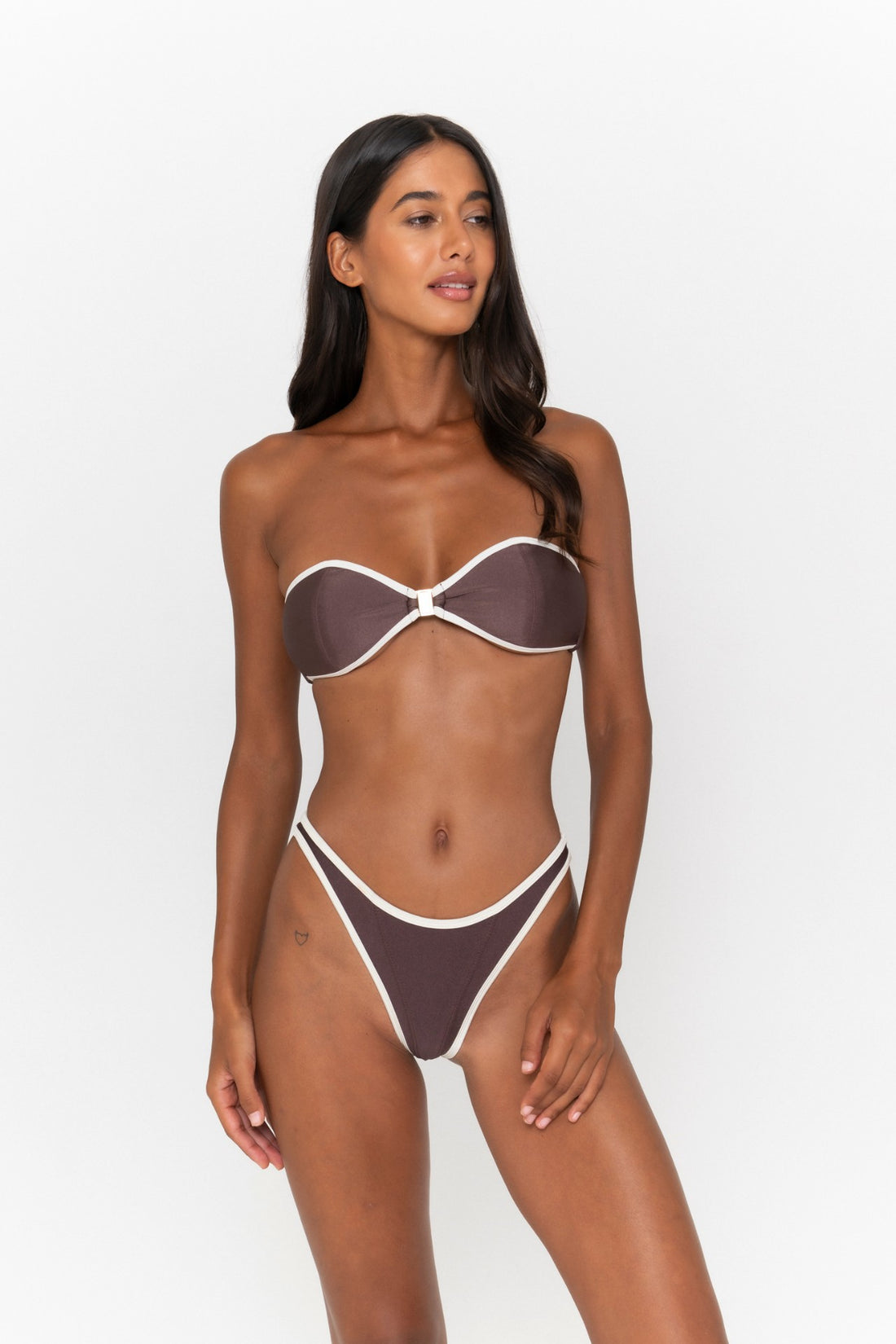 Hailey Bikini Bottoms Mocha