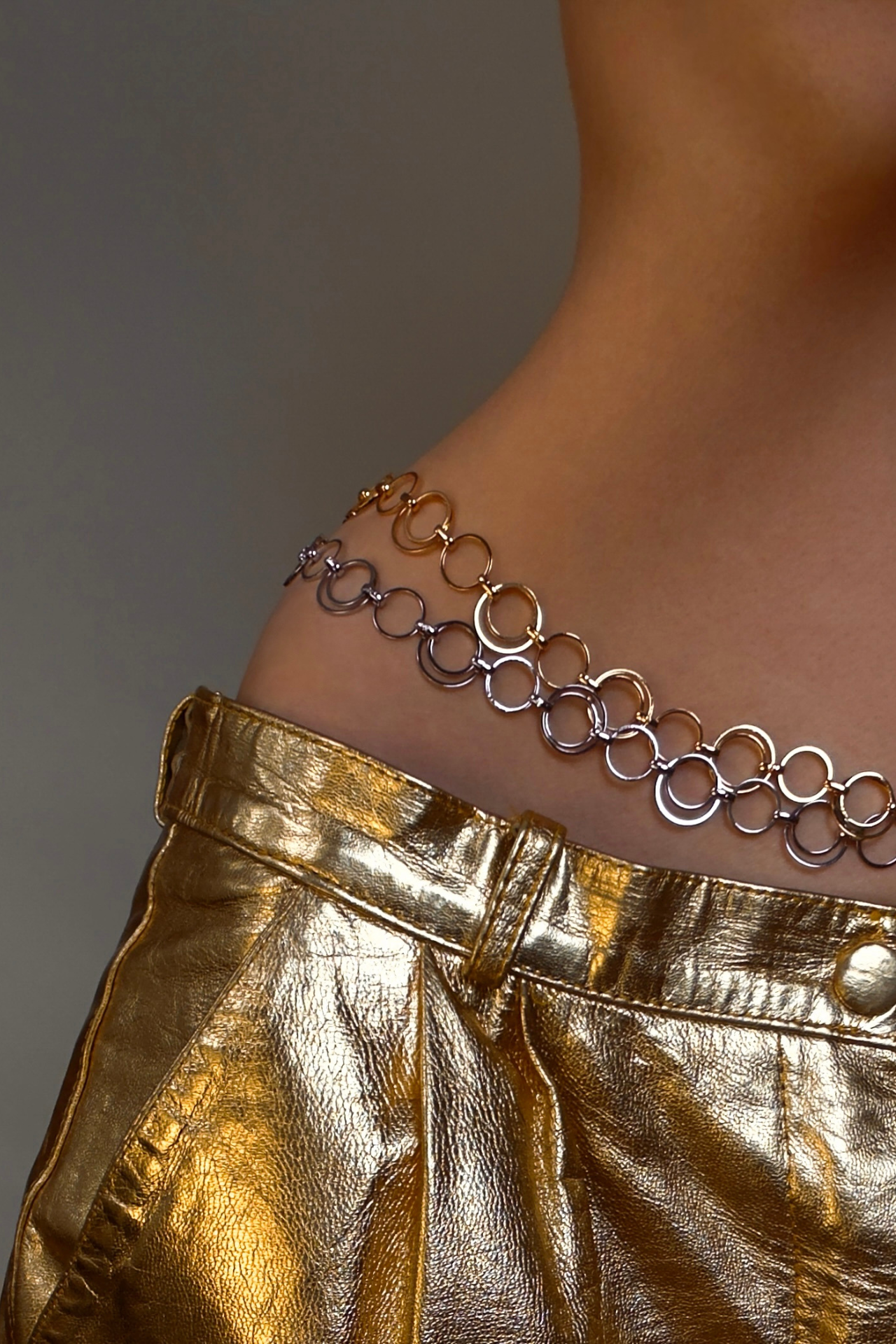 Toledo Silver Belly Chain