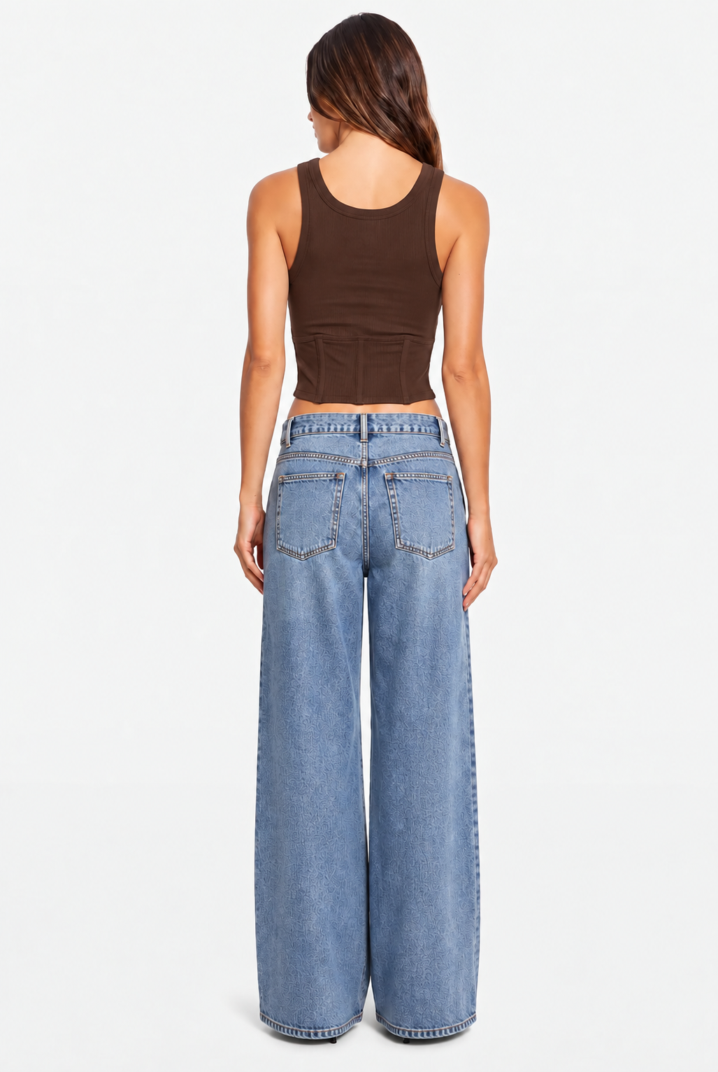 Chosen By Tuchuzy Corset Tank Chocolate