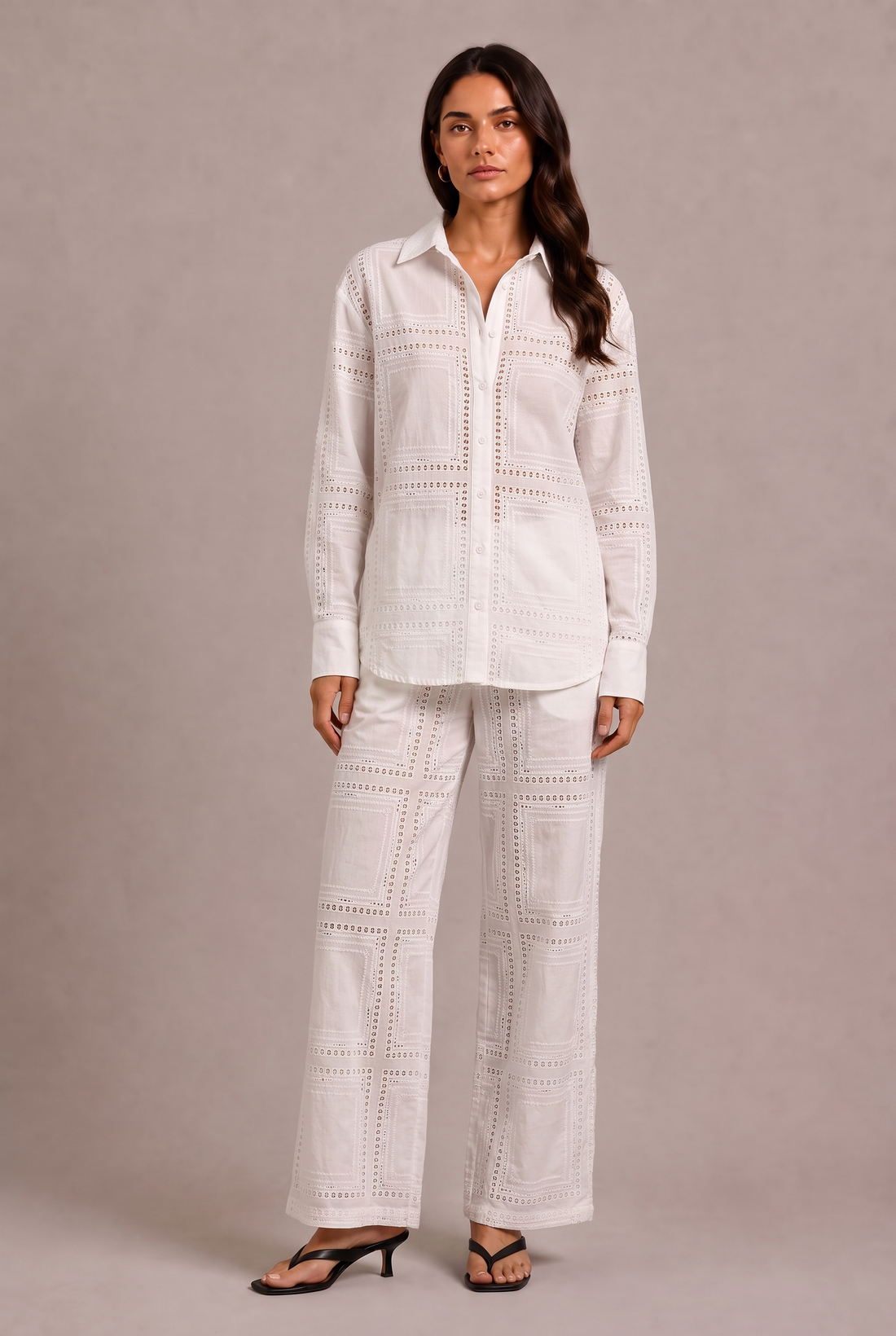 Chosen By Tuchuzy Embroidery Shirt White
