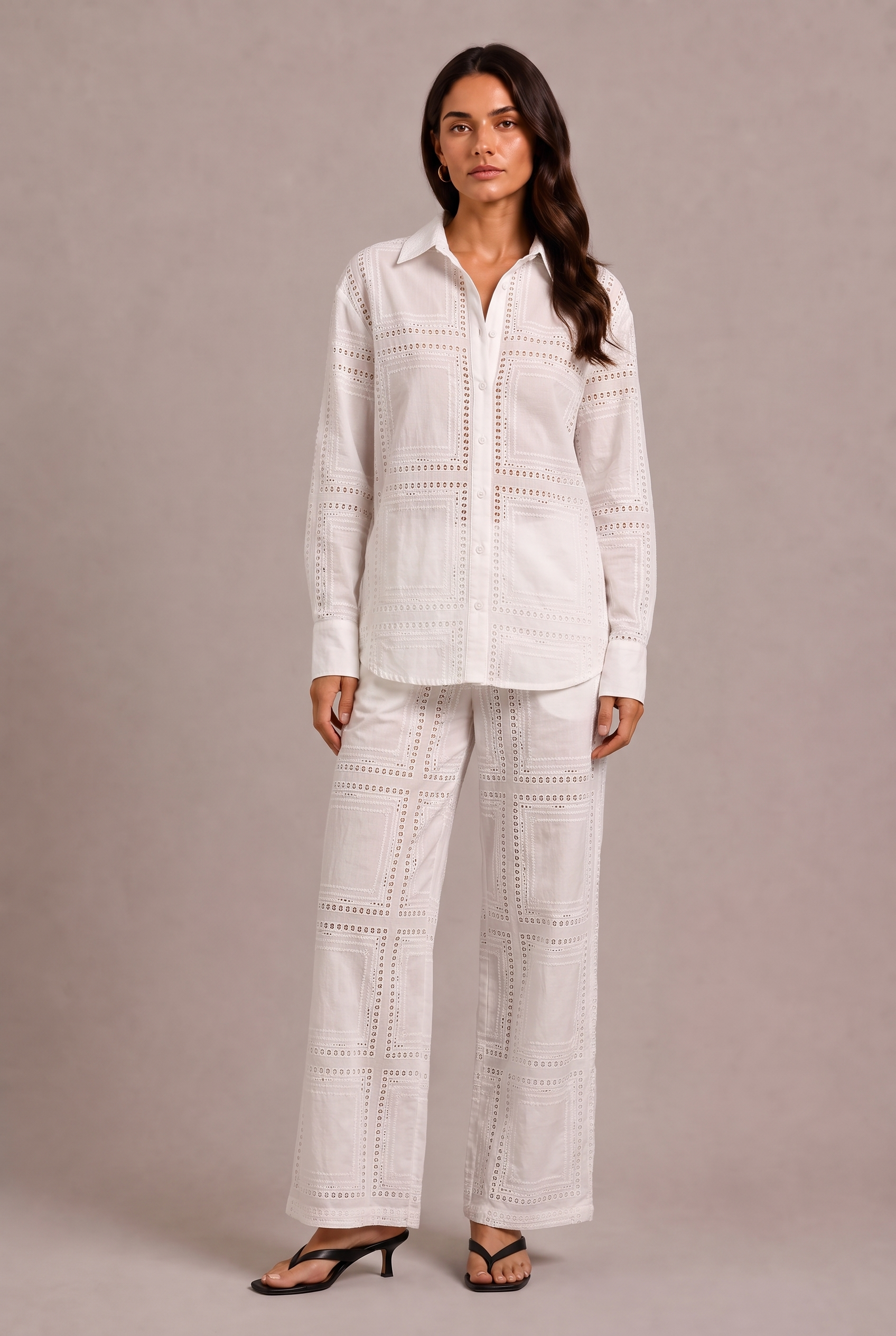Chosen By Tuchuzy Embroidery Shirt White