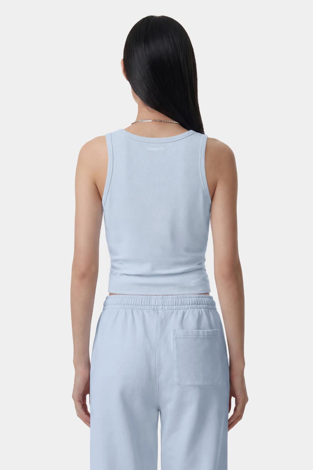 Sporty &amp; Rich Yankees Krystal Cropped Tank Ciel