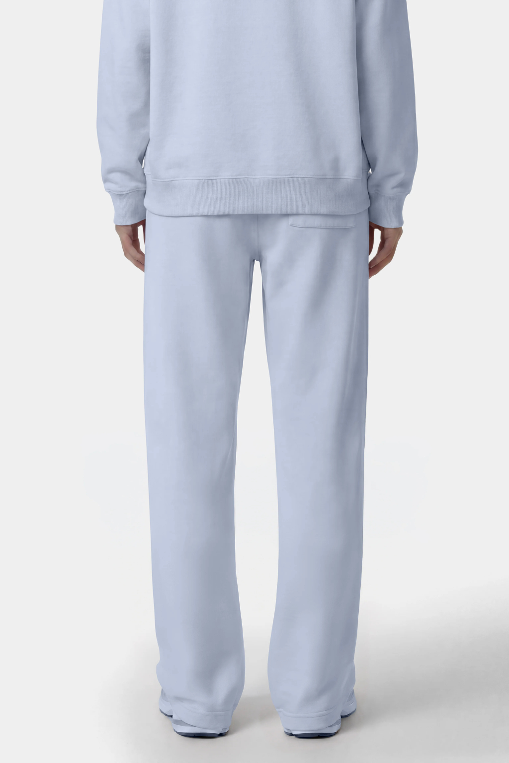 Sporty &amp; Rich Yankees Krystal Wide Sweatpant Ciel/White