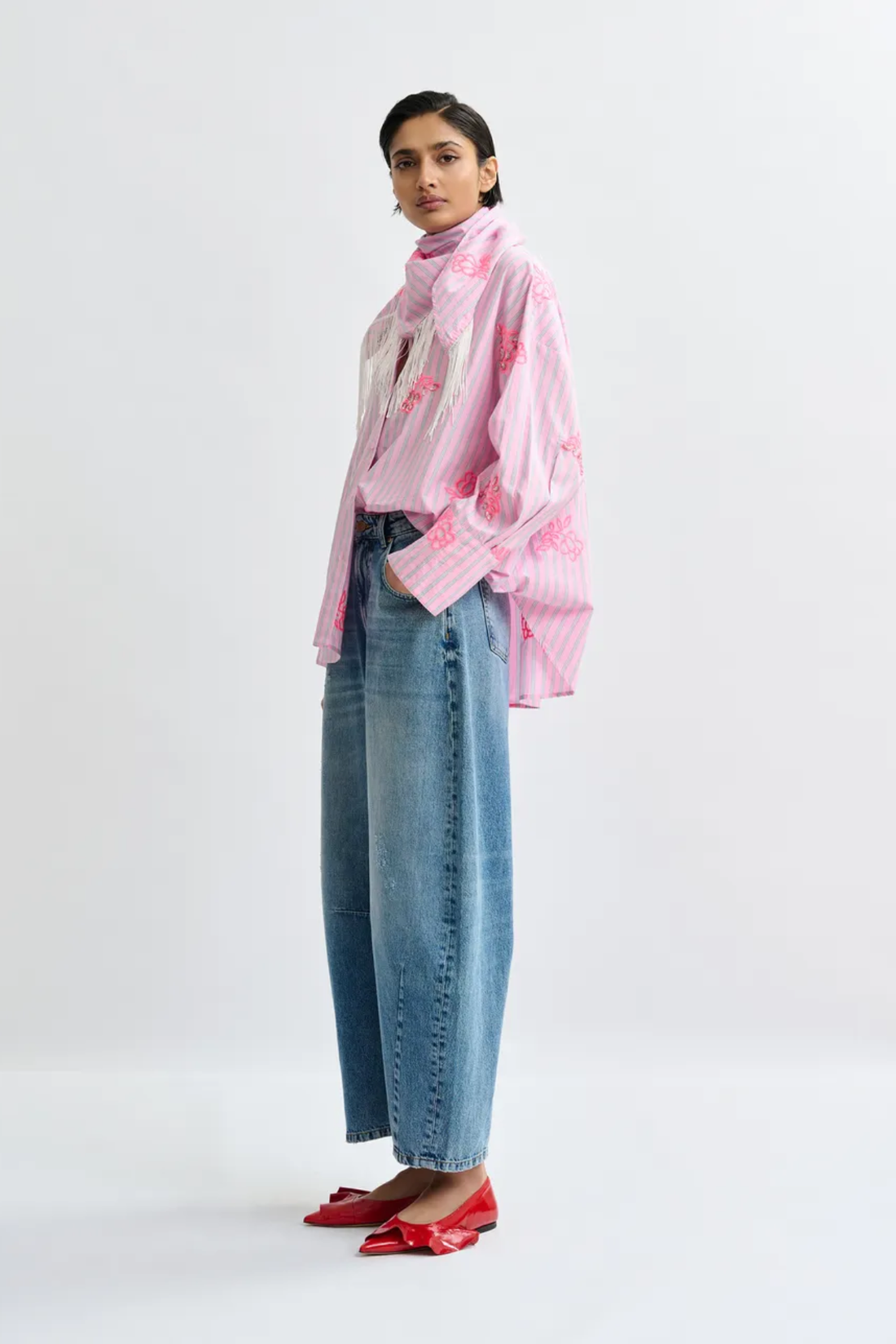 Essentiel Antwerp Jalinki Shirt In Pink