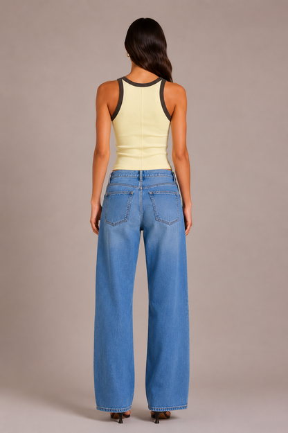 Chosen By Tuchuzy Scoop Tank Lemon/Coal