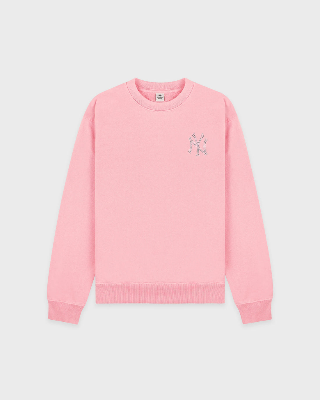 Sporty &amp; Rich Yankees Krystal Crewneck Candy/White