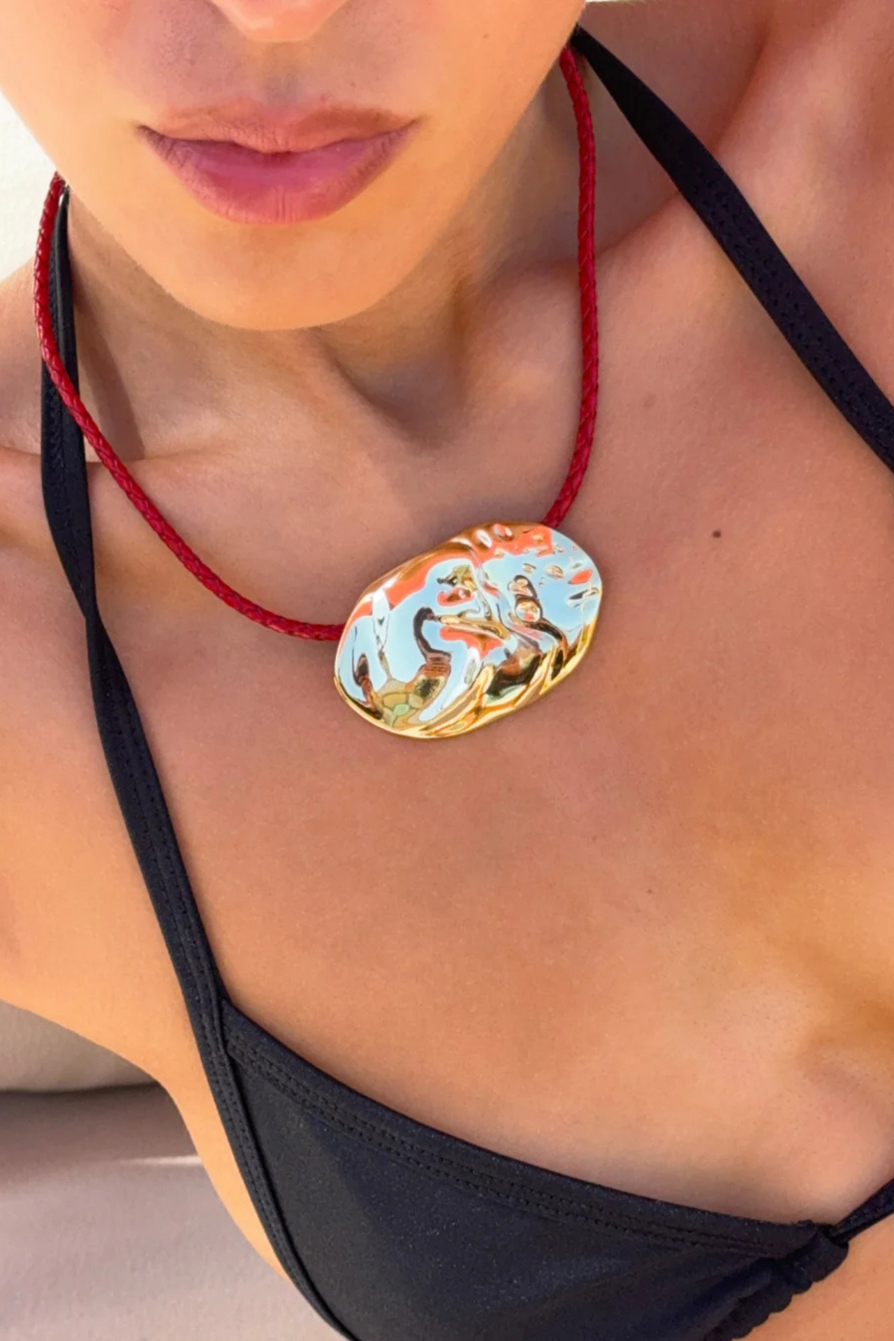 Granada Disc Necklace