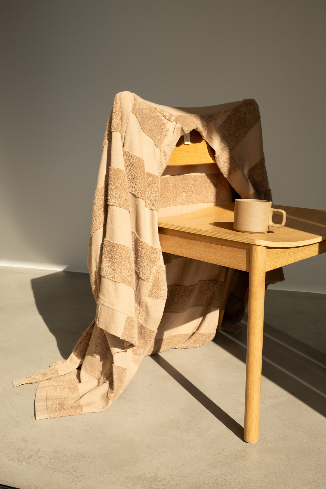 Towelling Beach Robe Husk