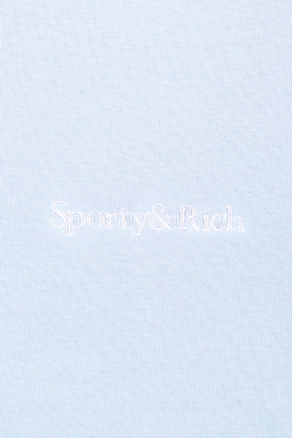 Sporty &amp; Rich Yankees Krystal Wide Sweatpant Ciel/White