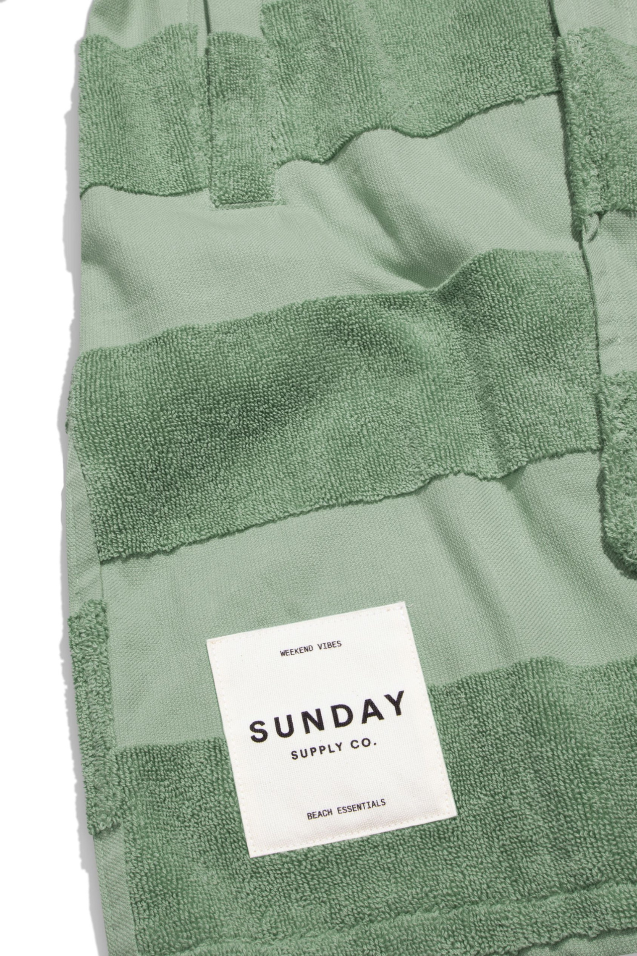 Towelling Beach Robe Tallow