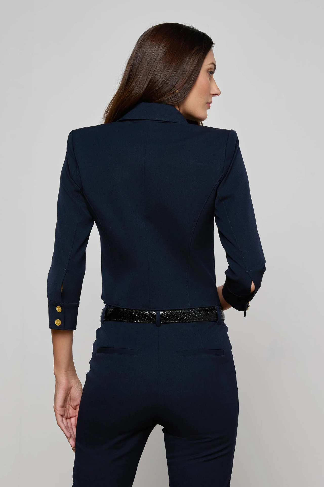 Kumi Cropped Jacket Midnight