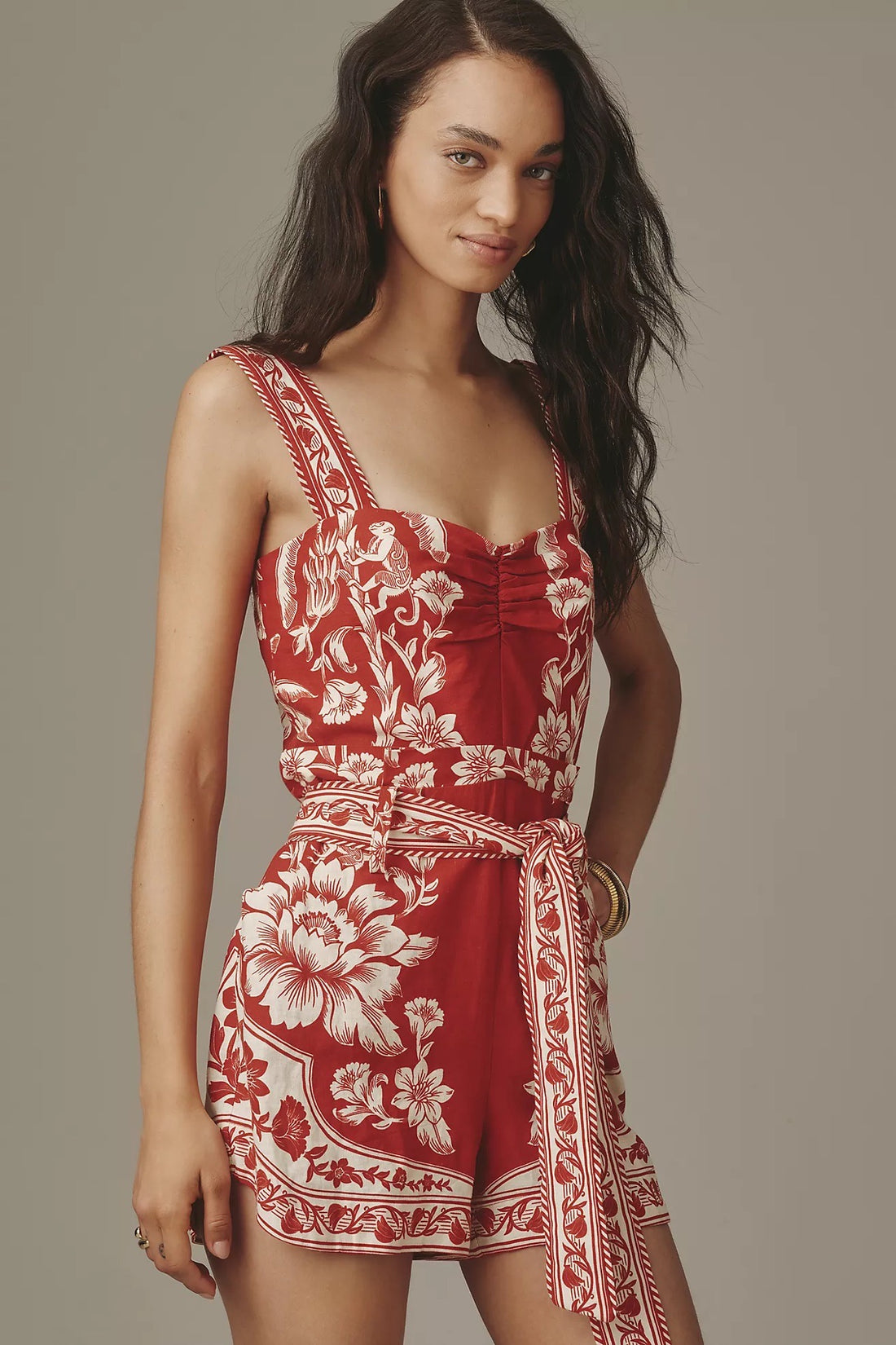 Farm Rio Guanacaste Red Gathering Romper