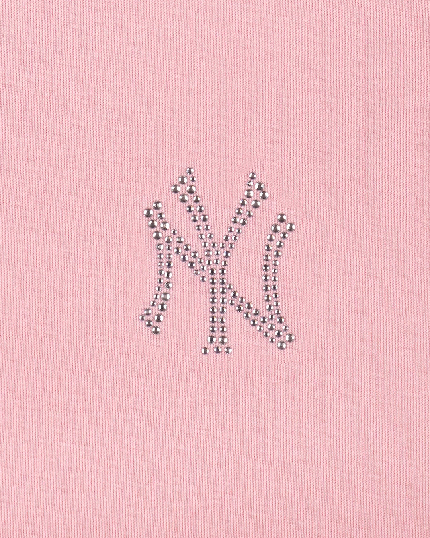 Sporty &amp; Rich Yankees Krystal Crewneck Candy/White