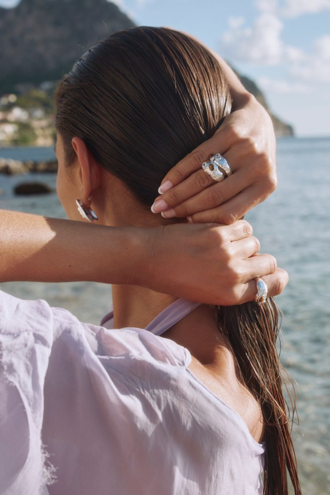 Mountain &amp; Moon Roberta Ring Silver
