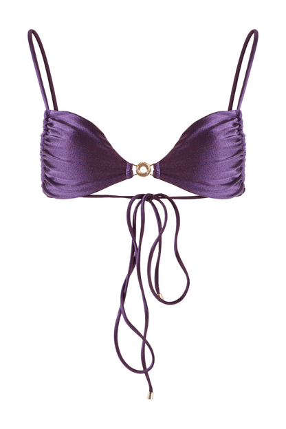 Mary Top in Plum